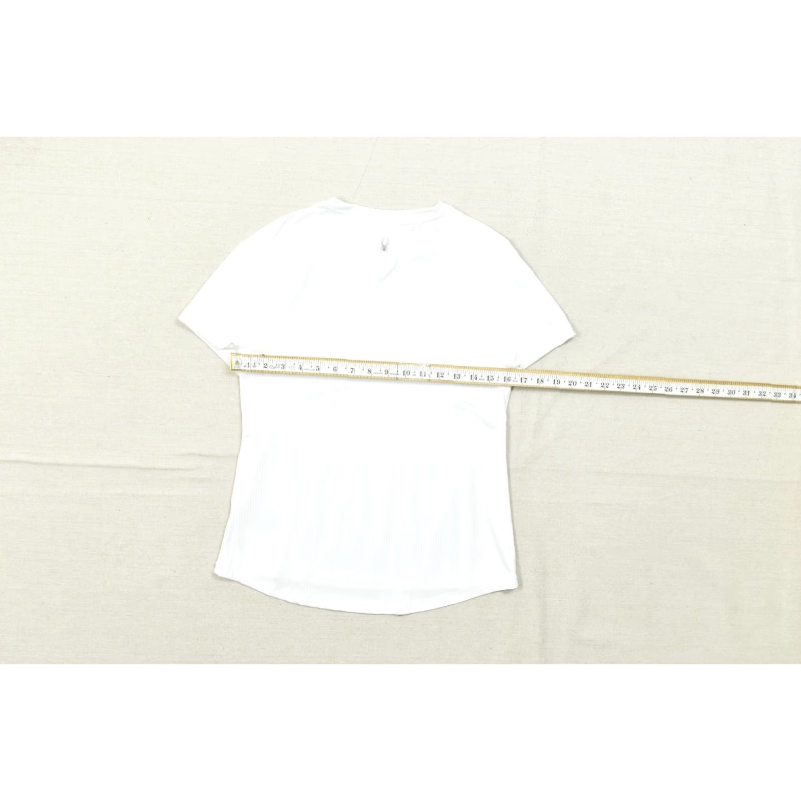 Spyder Spyder Active Women's Small White Short Sleeve Ribbed Athletic T-Shirt NWT Size S / US 4 / IT 40 - 3 Thumbnail