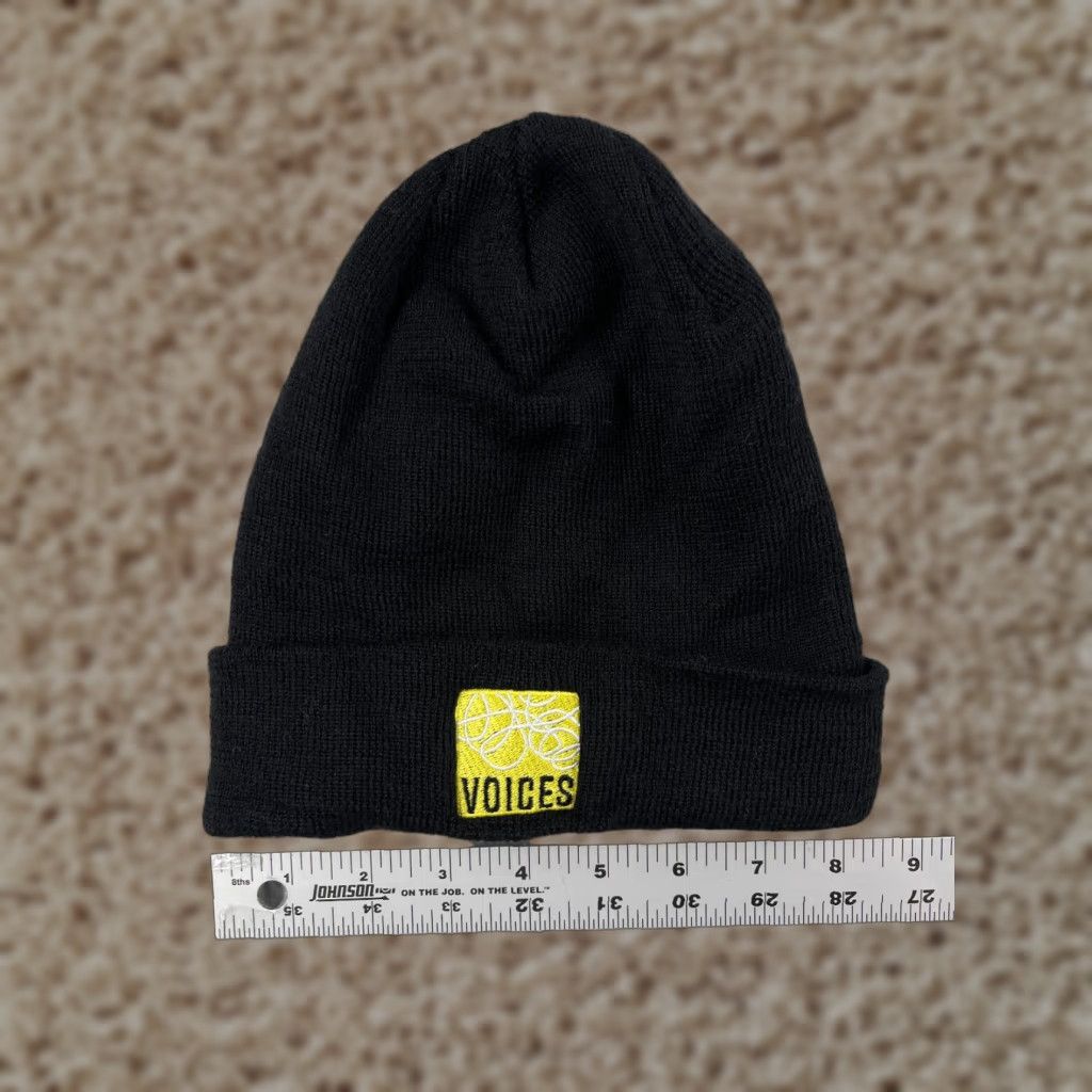 Dri Duck Beanie Adult One Size Black Knit Wool Acrylic Blend Ski Outdoor Logo Mens