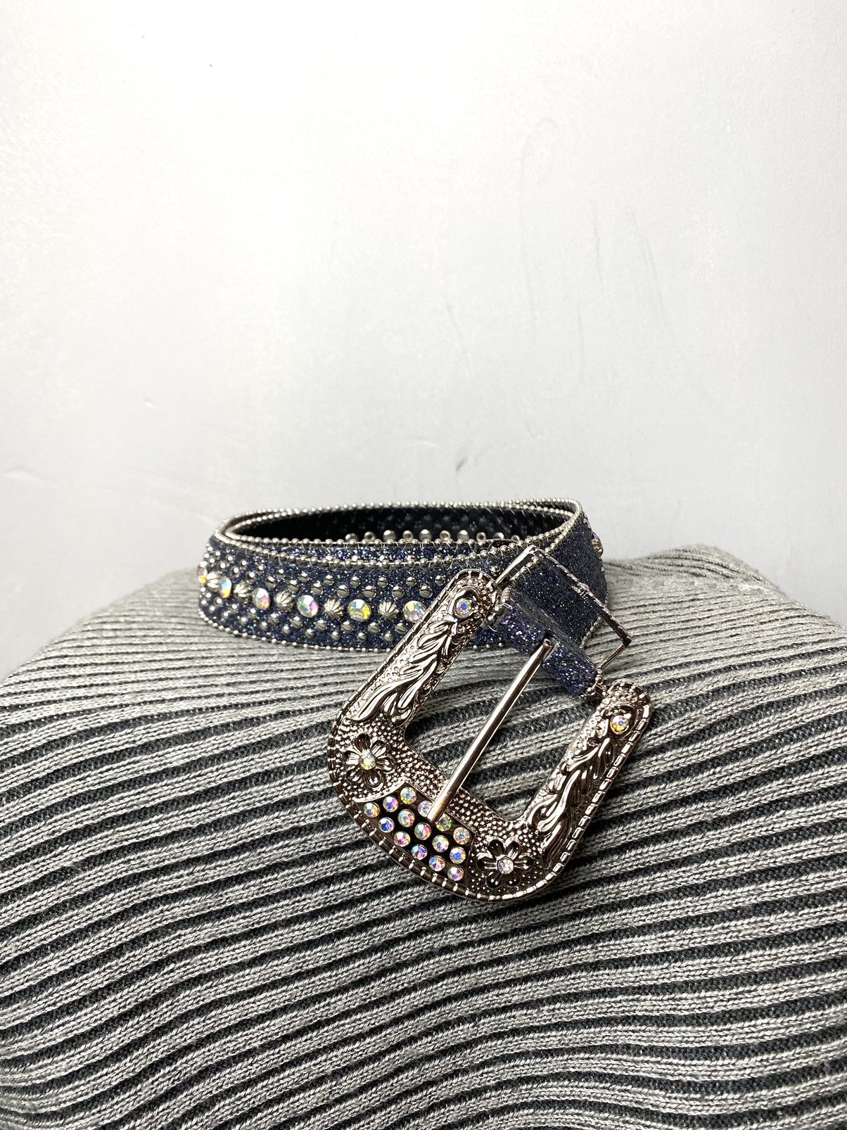 Other Hype Rhinestones Belt BB Simon Style Diamonds Size ONE SIZE - 2 Thumbnail