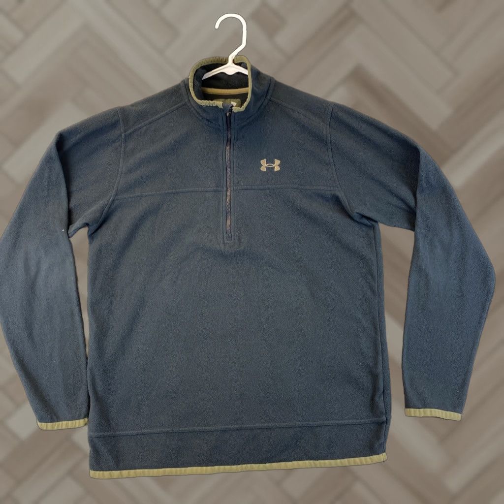 Under Armour VINTAGE? No. Under Armour Men’s Sweater Zip Fleece 1/4 Zip Black Green L Adult Men Size L Black Green 1/4 Zip Fleece Performance Mens Sweater Size US L / EU 52-54 / 3 - 1 Thumbnail