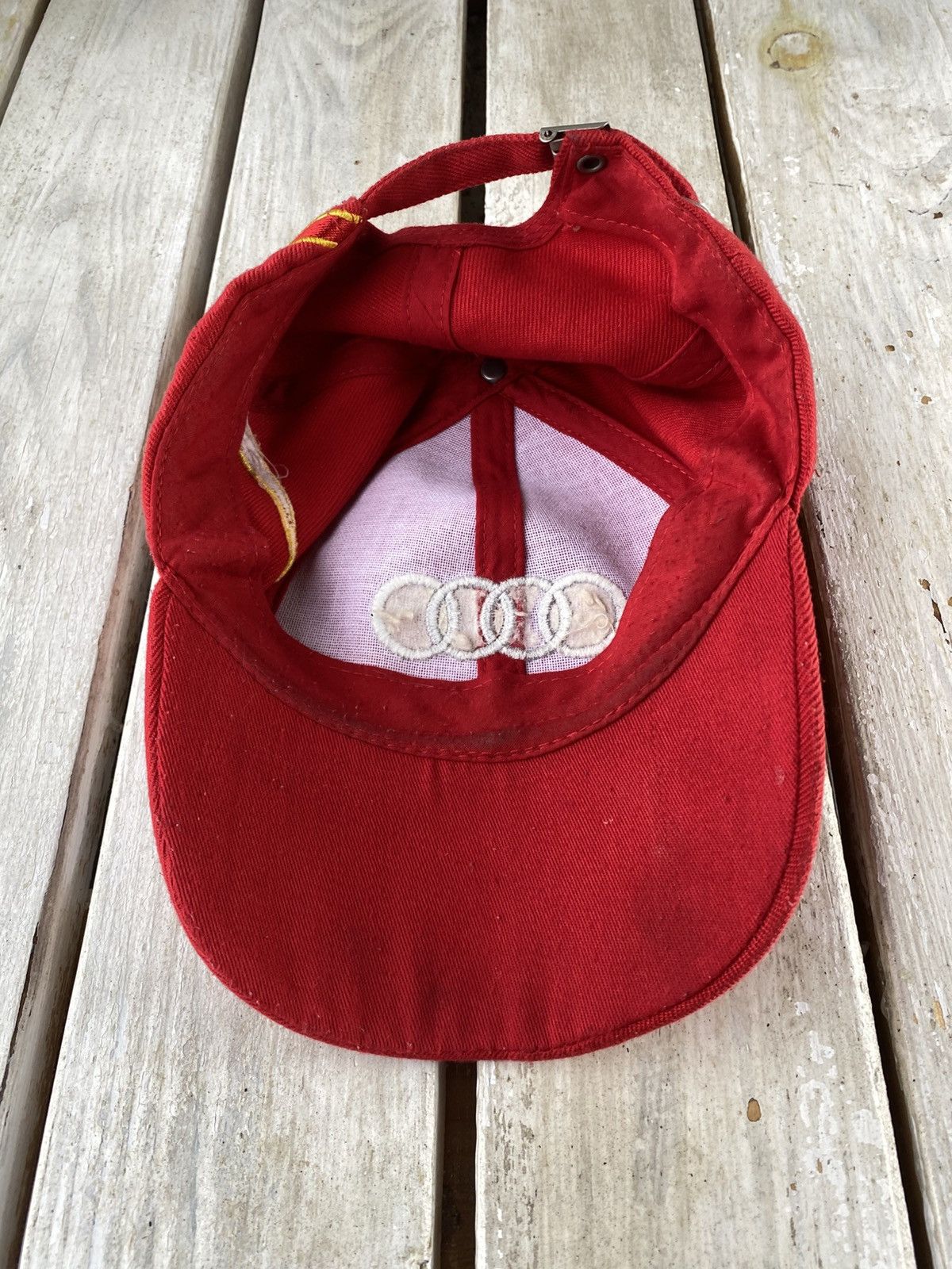 Audi × Formula 1 🔥Vintage 90s Racing Flame Audi F1 cap hats Size ONE SIZE - 6 Thumbnail