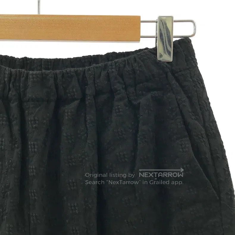 Comme des Garcons Comme Des Garcons size S Black 3D Embroidered Corduroy Loo Size 23" - 4 Thumbnail