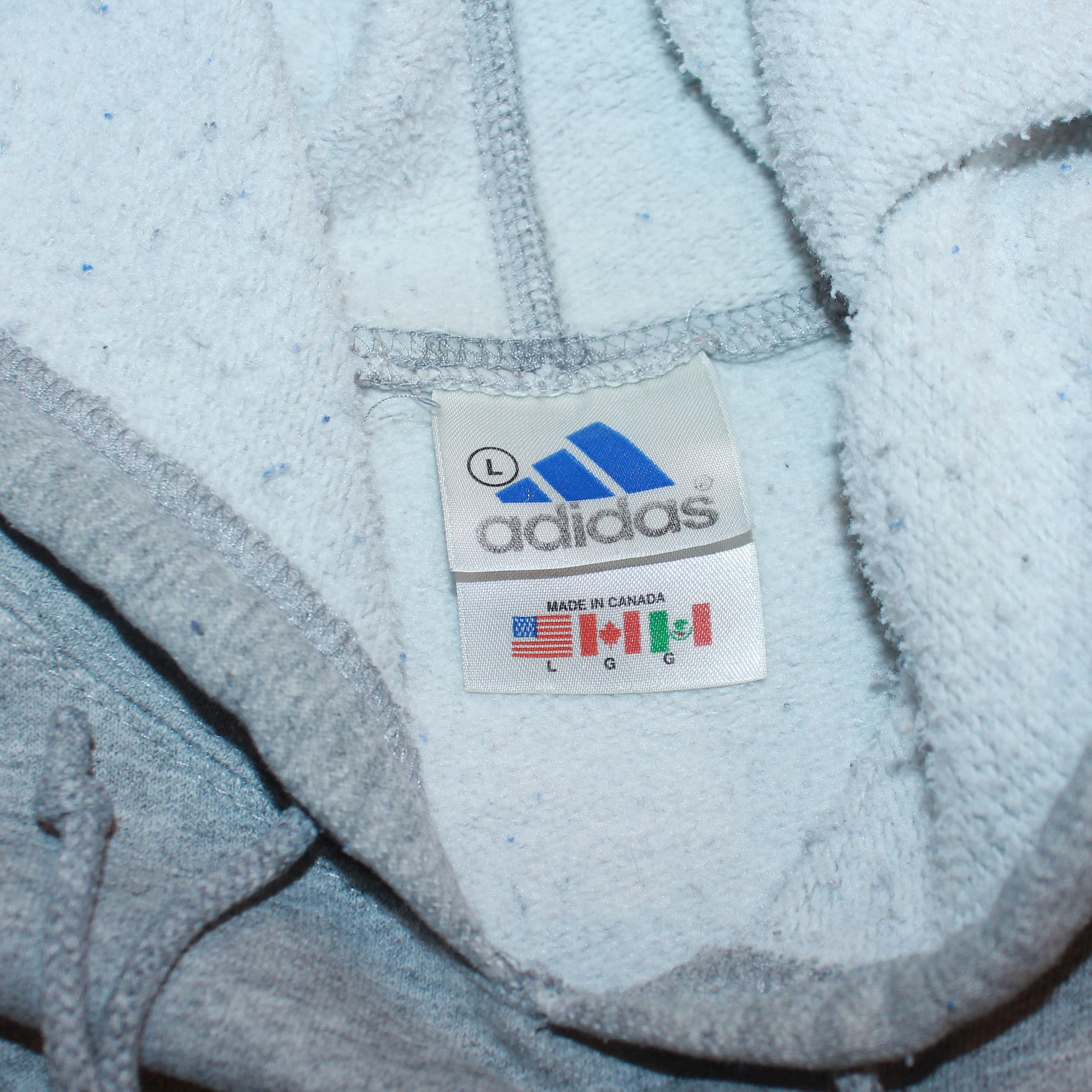Vintage 90s Salomon x Adidas Heavyweight Hoodie RARE Size US L / EU 52-54 / 3 - 3 Thumbnail