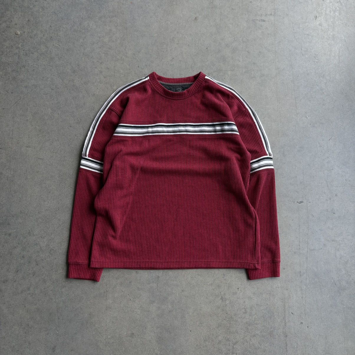 Point Zero Y2K Point Zero Malcolm in the Middle Skater Striped Shirt XL Size US XL / EU 56 / 4 - 2 Thumbnail