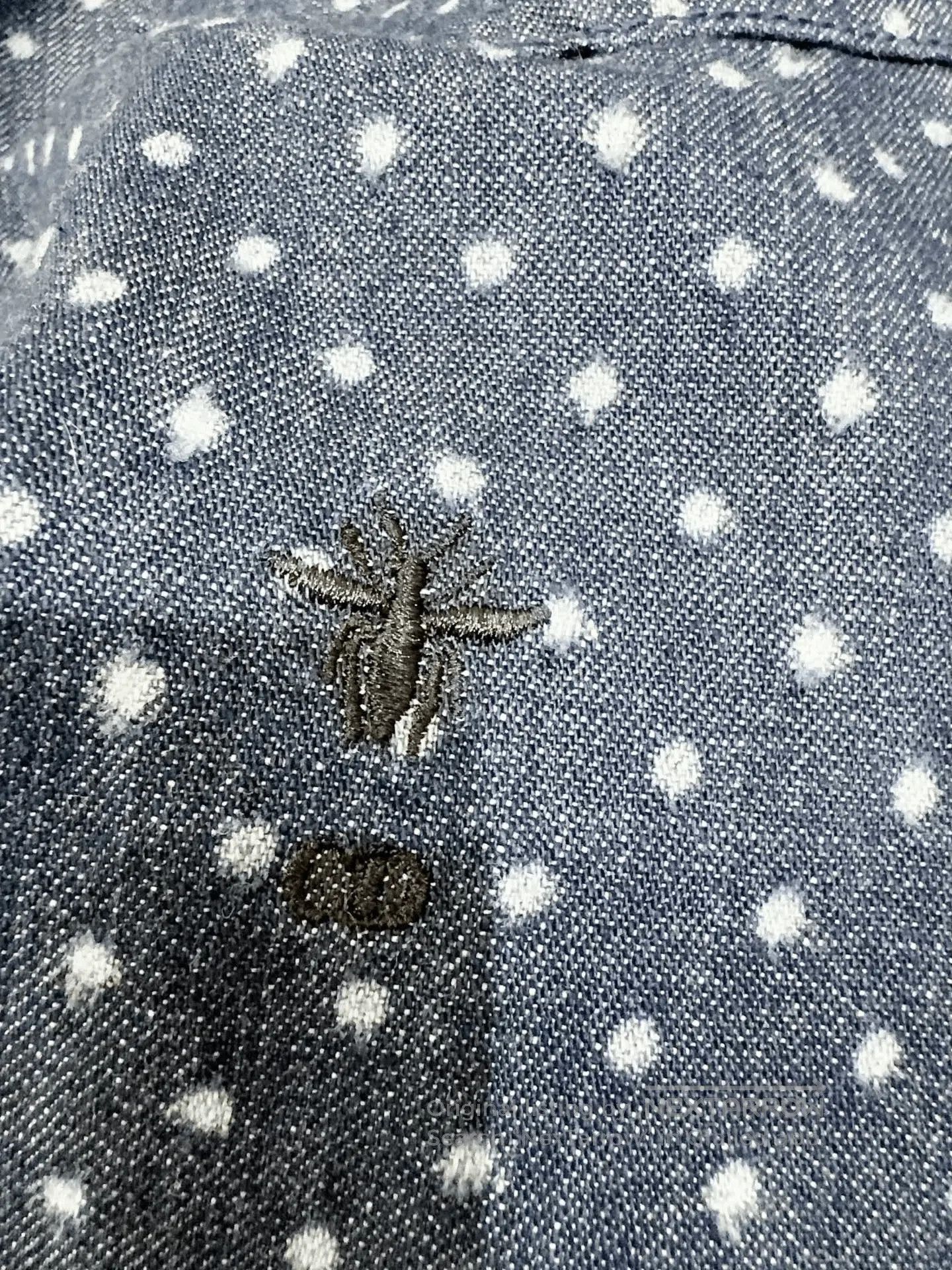 Dior Dior Small Bee Denim Vest. Size XS / US 0-2 / IT 36-38 - 3 Thumbnail