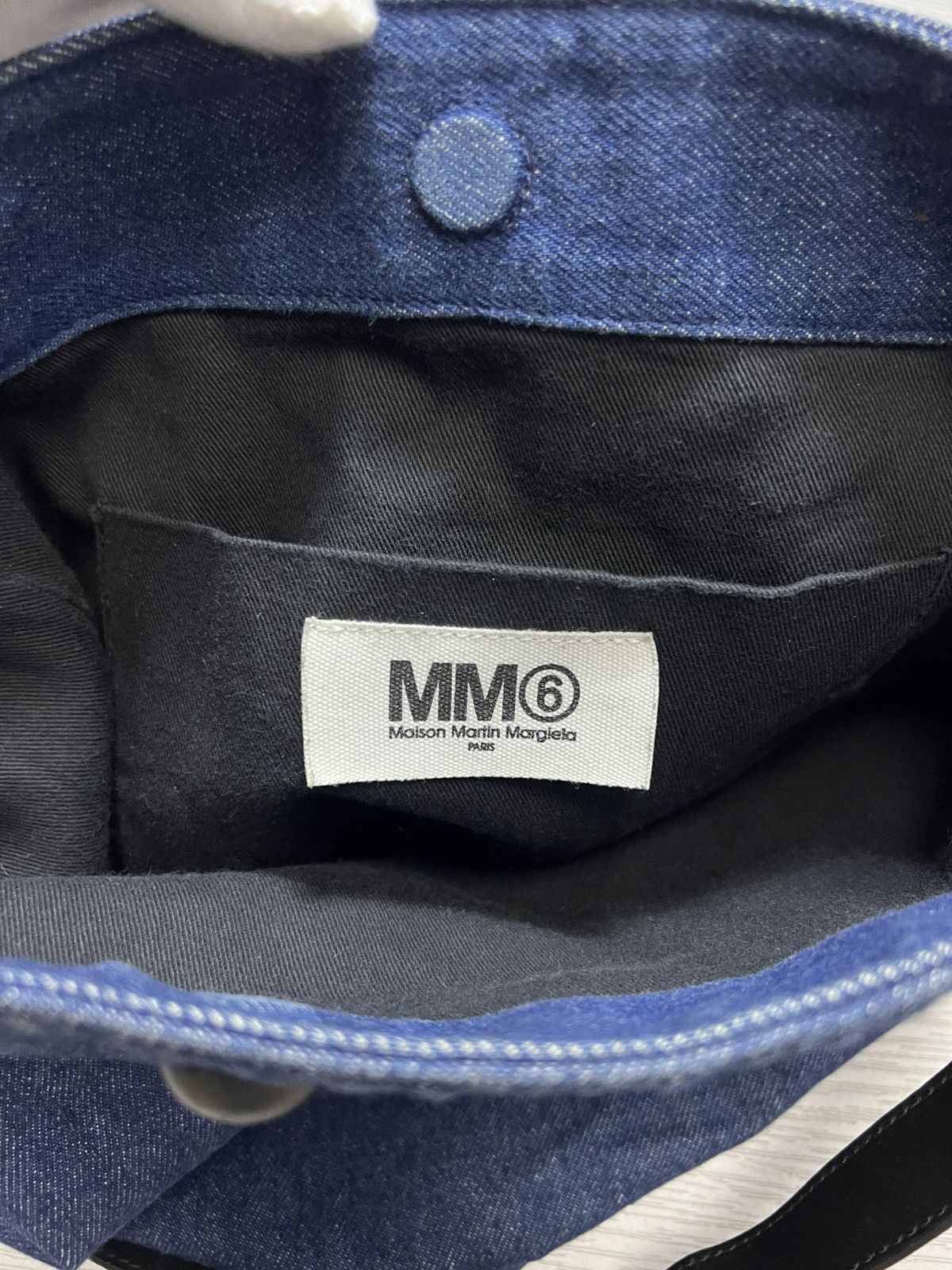 MM6 Maison Margiela MM6 - S/S 15 - Triangular Denim Shoulder Bag Size ONE SIZE - 8 Thumbnail