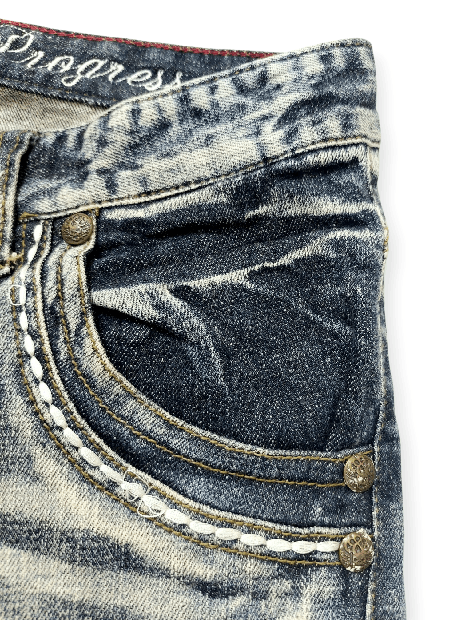 Vintage Vintage Panaspur Y2K Aesthetic Wash Straight Leg Denim Jeans Size US 30 / EU 46 - 7 Thumbnail