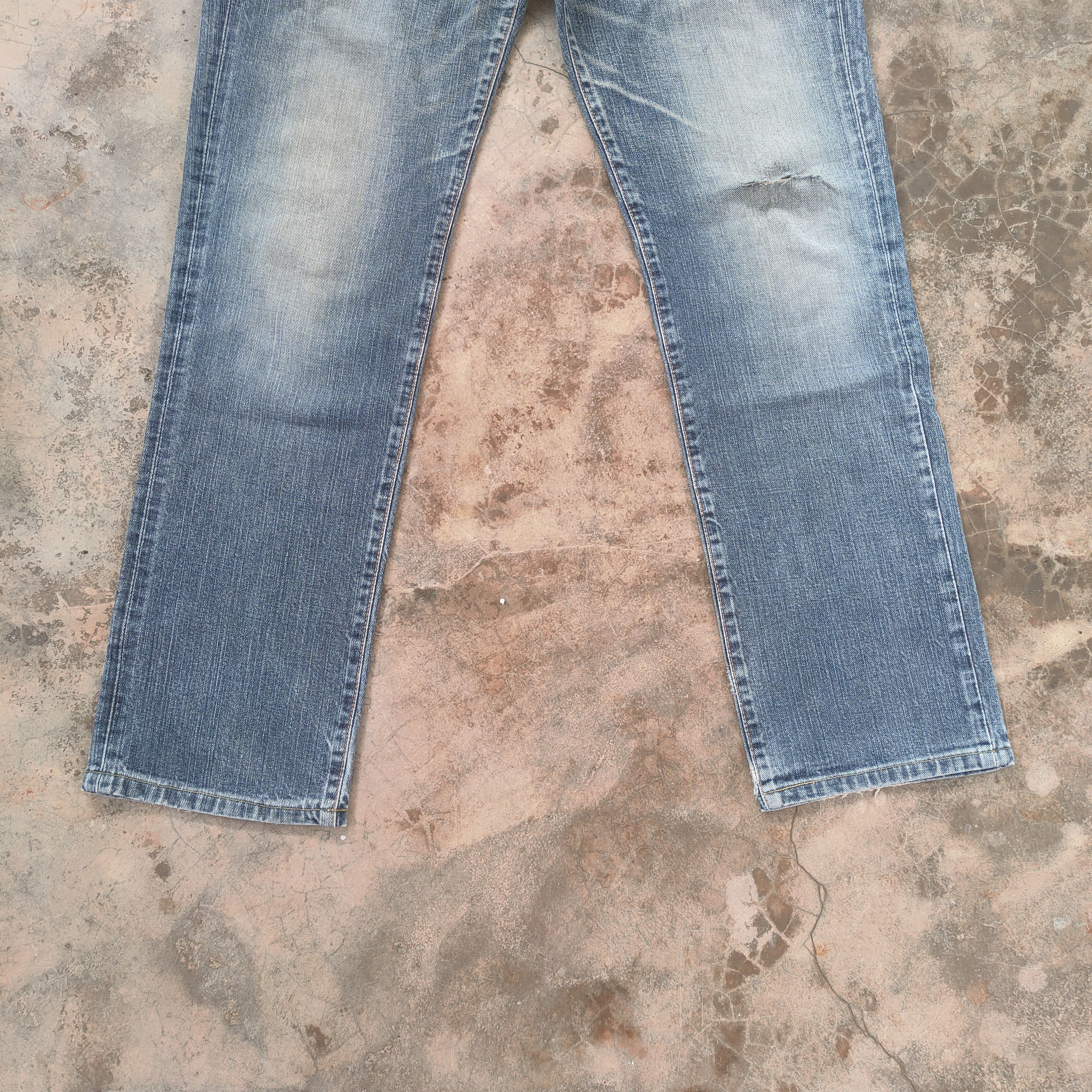 Edwin W33 VINTAGE EDWIN 503ZZ DISTRESSED DENIM JEANS PANTS Size US 33 - 5 Thumbnail