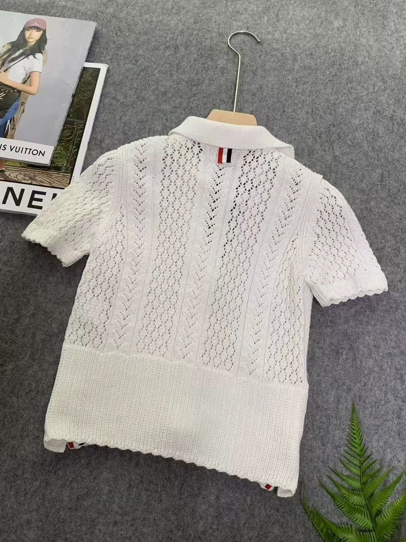 Thom Browne Thom Browne size1 Short sleeve knit top Size US S / EU 44-46 / 1 - 5 Thumbnail