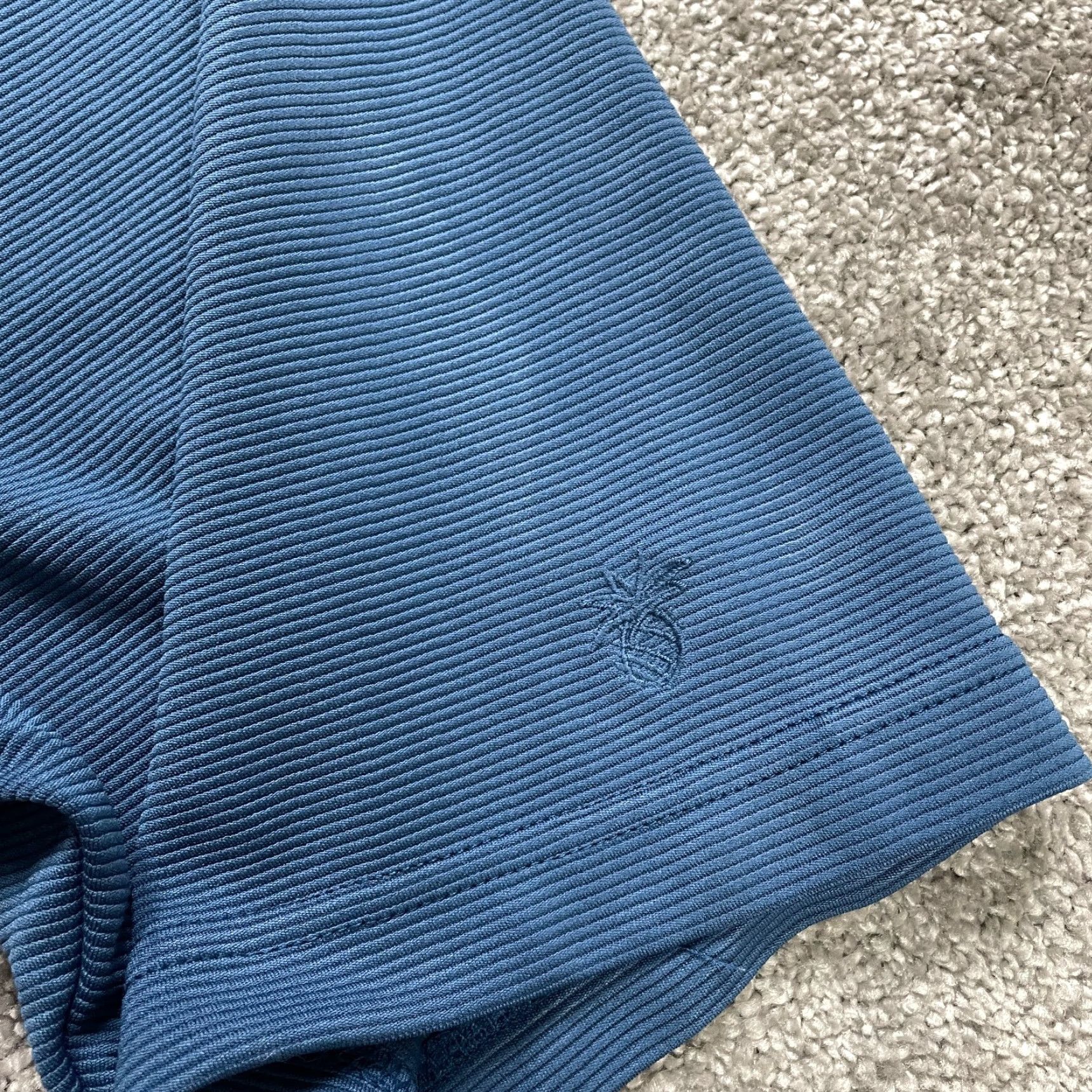 Vintage Curavera Polo Shirt 2XL Mens Solid Blue Short Sleeve Collared Active Golf Casual Size US XXL / EU 58 / 5 - 4 Thumbnail