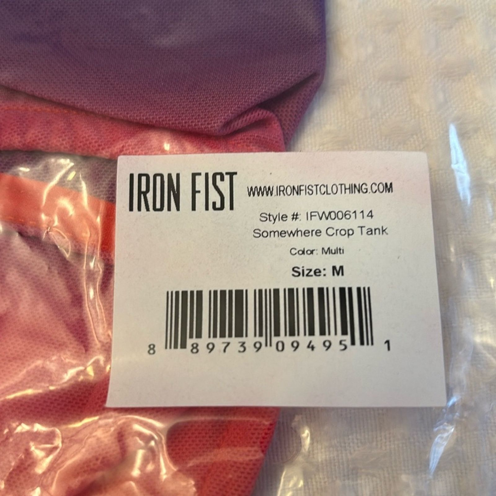 Iron Fist Iron Fist SOMEWHERE Rainbow Sequin Heart Sheer Crop Tank Top Size M / US 6-8 / IT 42-44 - 4 Thumbnail