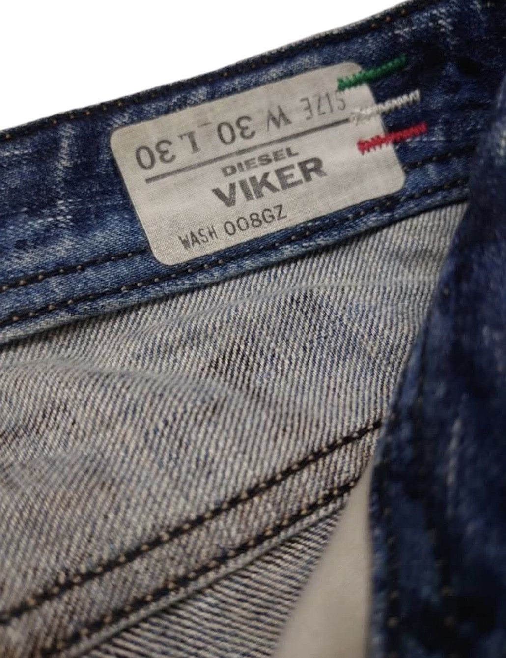 Diesel × Vintage Diesel Viker Vintage Dirty Denim Jeans Size 30" / US 8 / IT 44 - 7 Thumbnail