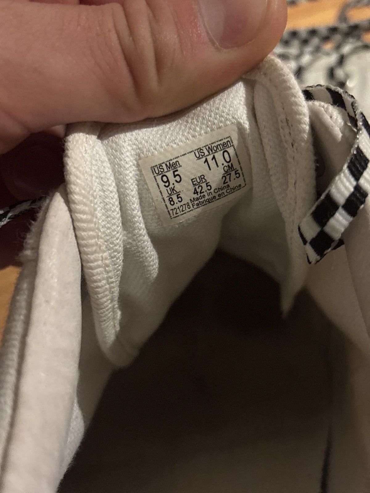 Vans alyx style 29 lx white size 9.5 worn twice