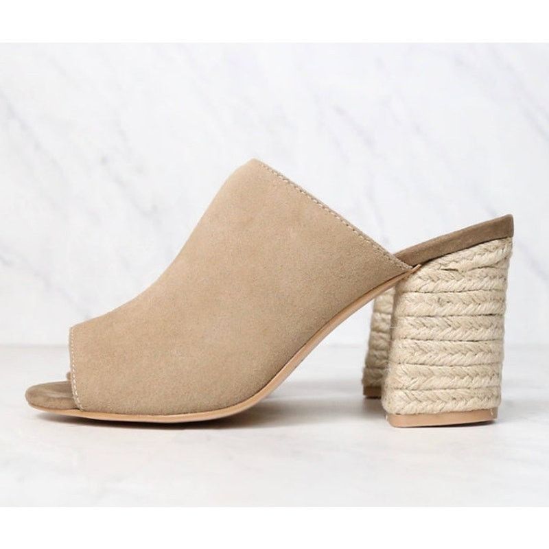 Other SBICCA Womens Helena Suede Heeled Mule Sandal / Sz 9 / NIB Size US 9 / IT 39 - 3 Thumbnail
