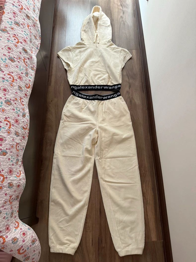 Alexander Wang Alexander Wang Beige Tracksuit Set- Size 24" / US 00 / IT 34 - 1 Thumbnail