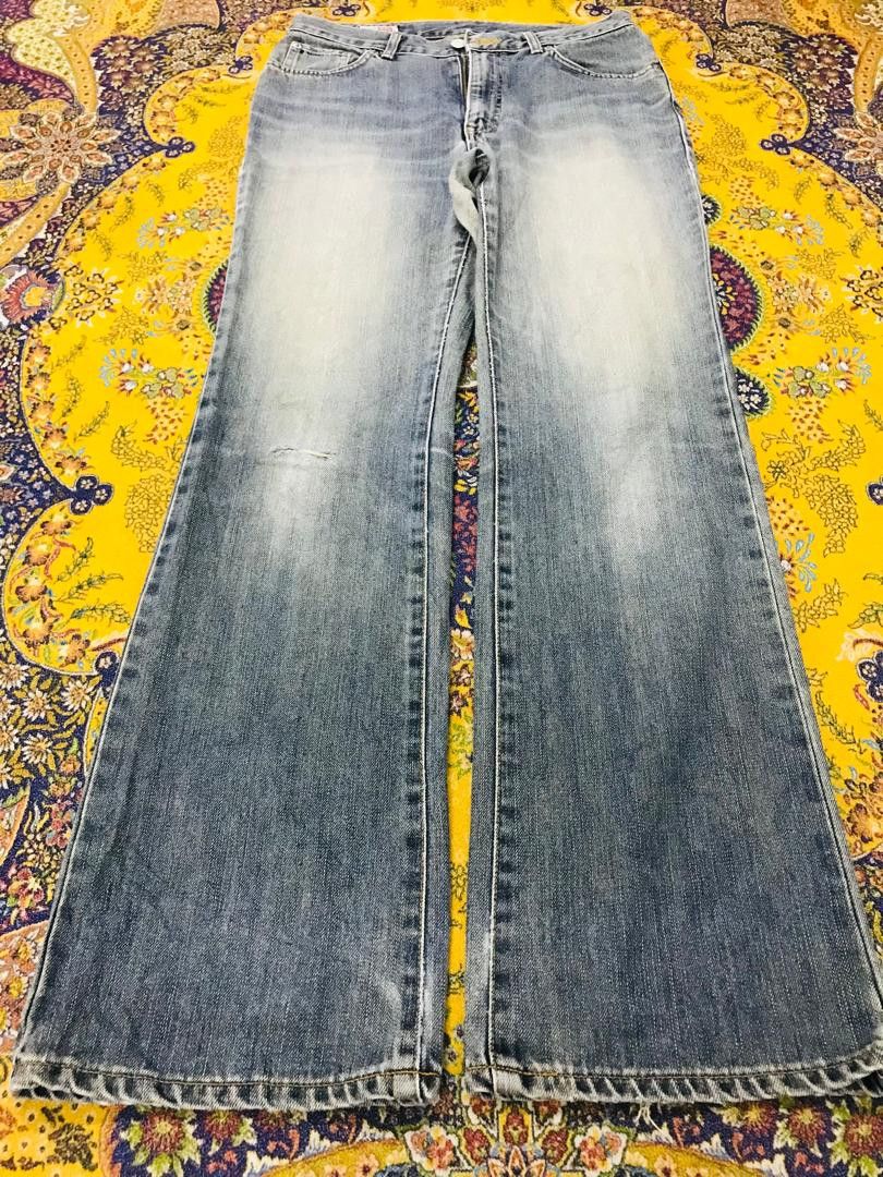 Edwin 💥Flare💥VINTAGE EDWIN 503 DISTRESSED DENIM Size 30" / US 8 / IT 44 - 14 Thumbnail