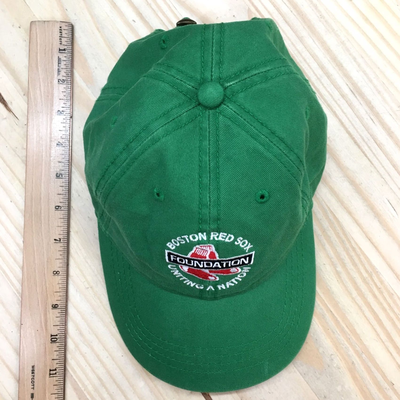 Vintage Boston Red Sox Uniting A Nation Baseball Cap Hat Mens Green One Size Size ONE SIZE - 3 Thumbnail