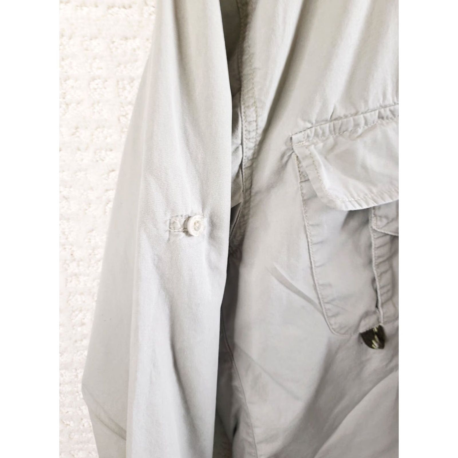Wrangler Wrangler Outdoors Men's L Khaki Long Sleeve Hiking Fishing Button Up Shirt Size US L / EU 52-54 / 3 - 5 Thumbnail