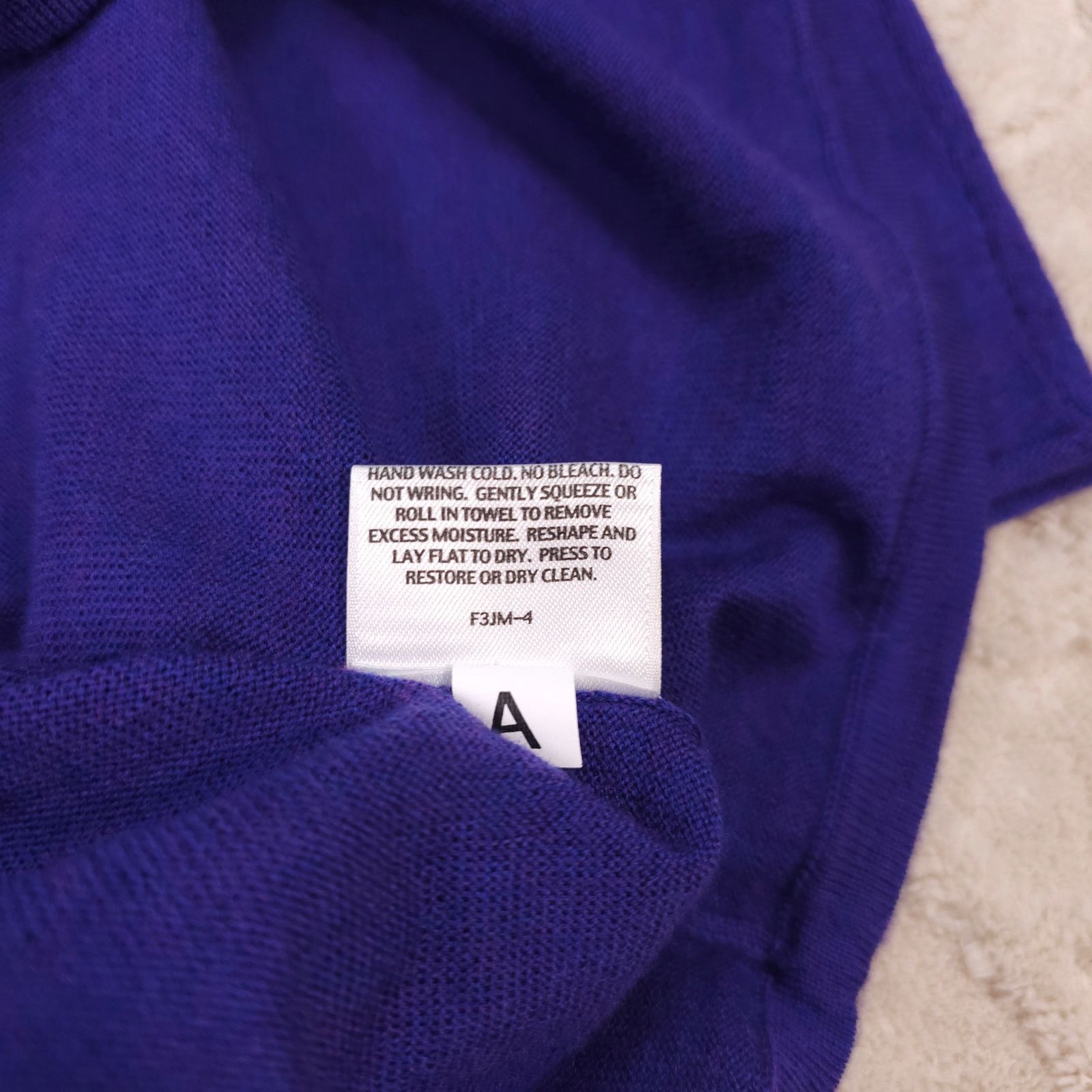 Eileen Fisher Eileen Fisher Merino Wool Open Back Sweater Purple Sz Medium Size M / US 6-8 / IT 42-44 - 9 Thumbnail