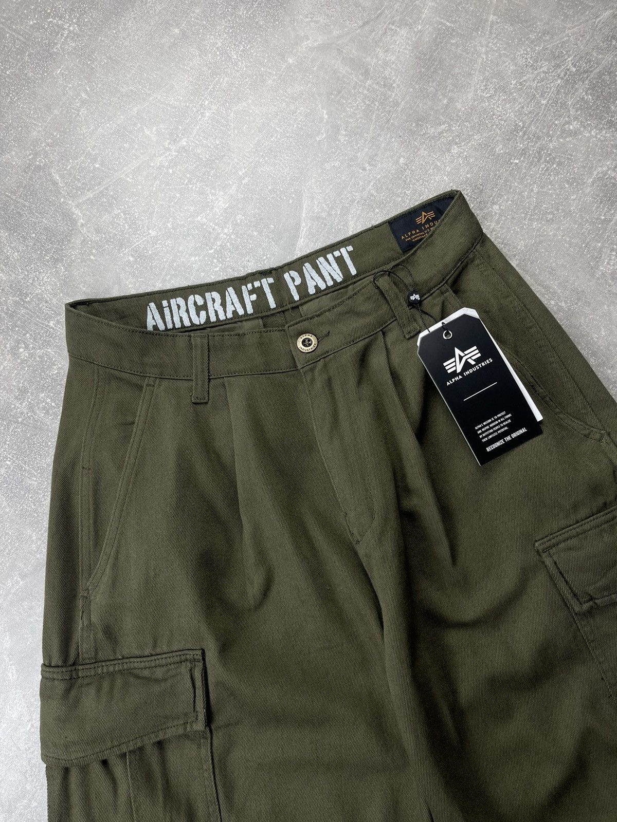 Alpha Industries Alpha Industries Aircraft Pant Military Green Cargo Pants Size US 33 - 5 Thumbnail
