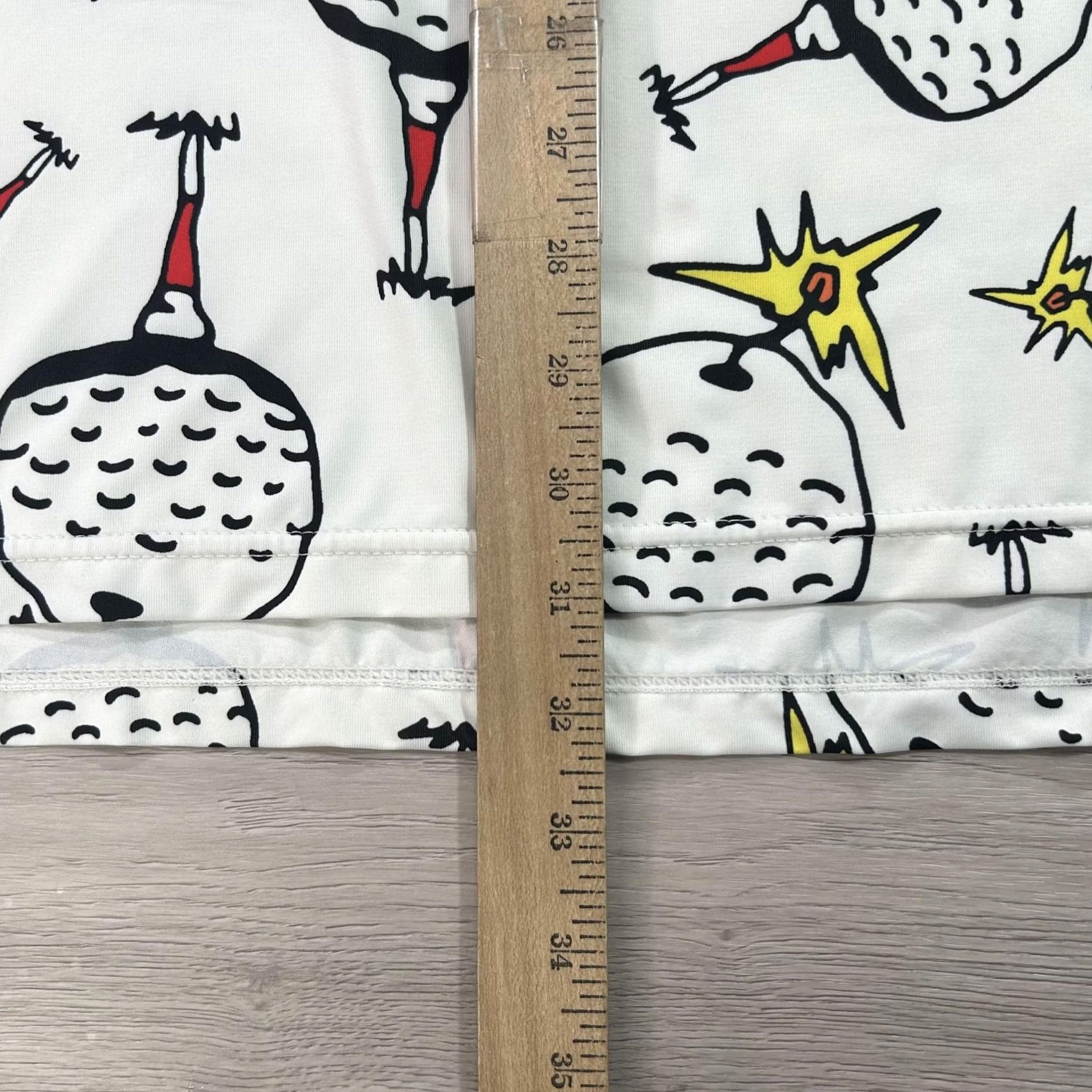 Vintage Sosik Polo Shirt Mens XL White Golf Ball Graphic Short Sleeve Polo Shirt Stretch Polyester Size US XL / EU 56 / 4 - 6 Thumbnail