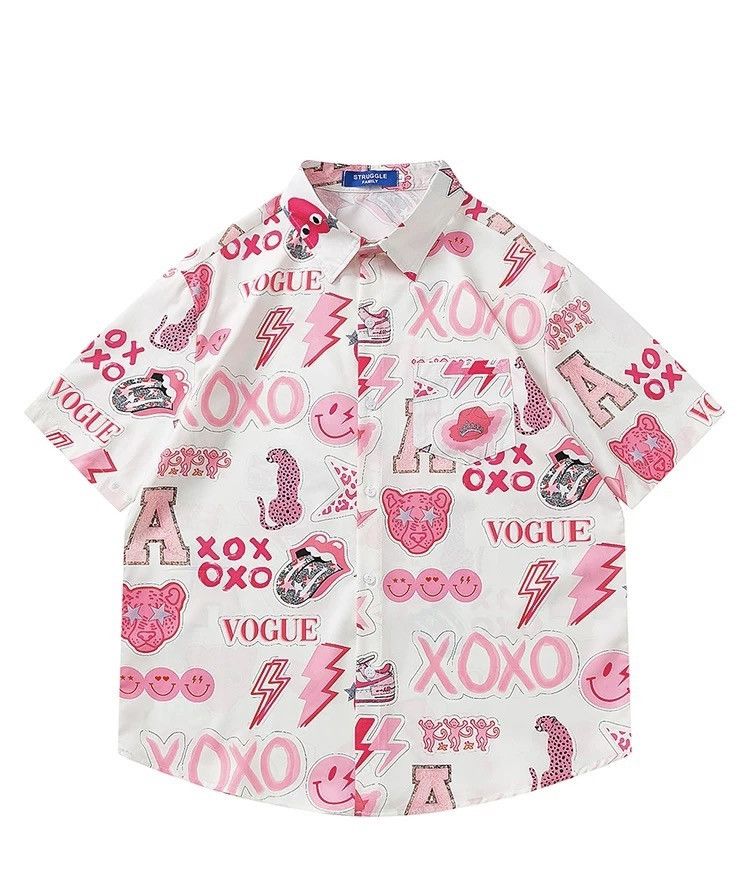 Other Graffiti Button Up Short Sleeve Shirt Size US M / EU 48-50 / 2 - 1 Thumbnail