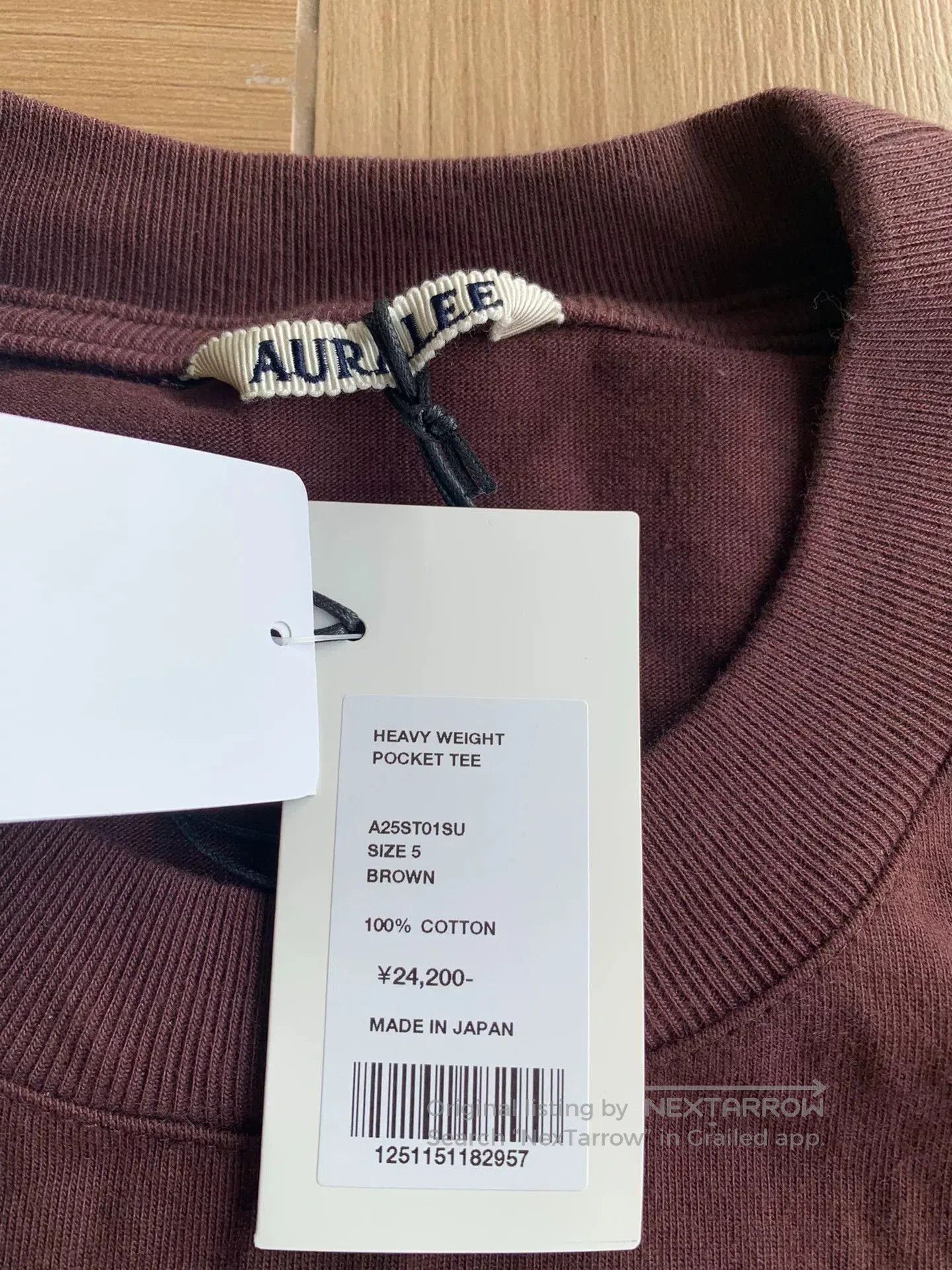Auralee aura lee heavy weight pocket tee shirt. Size US L / EU 52-54 / 3 - 2 Thumbnail
