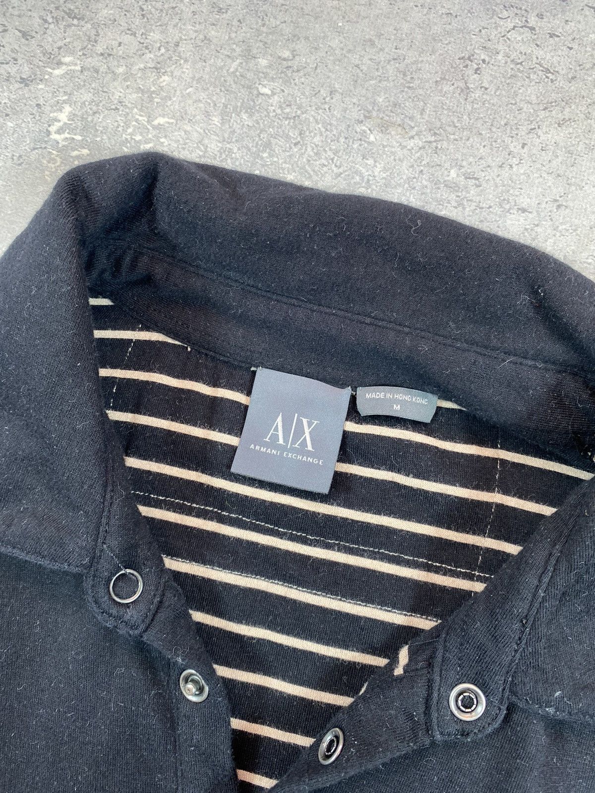Armani Exchange Armani Exchange Men’s Black Polo Shirt Size Medium Size US M / EU 48-50 / 2 - 6 Thumbnail