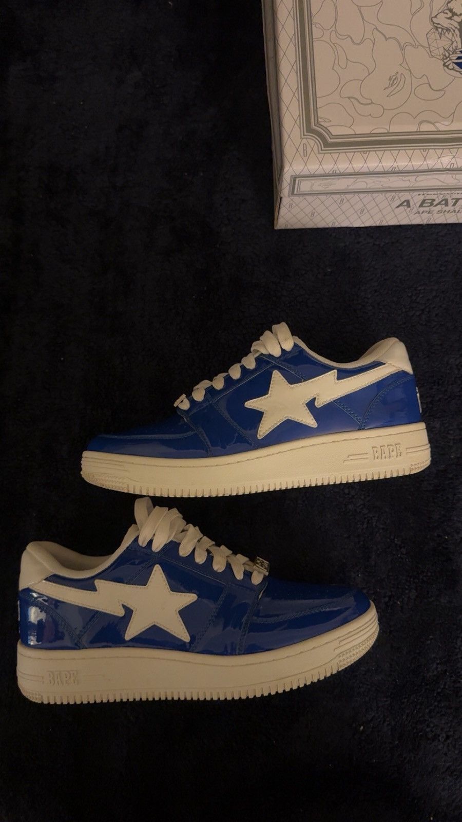 Bape Bapesta Low M2 'Blue' Size US 8.5 / EU 41-42 - 2 Thumbnail