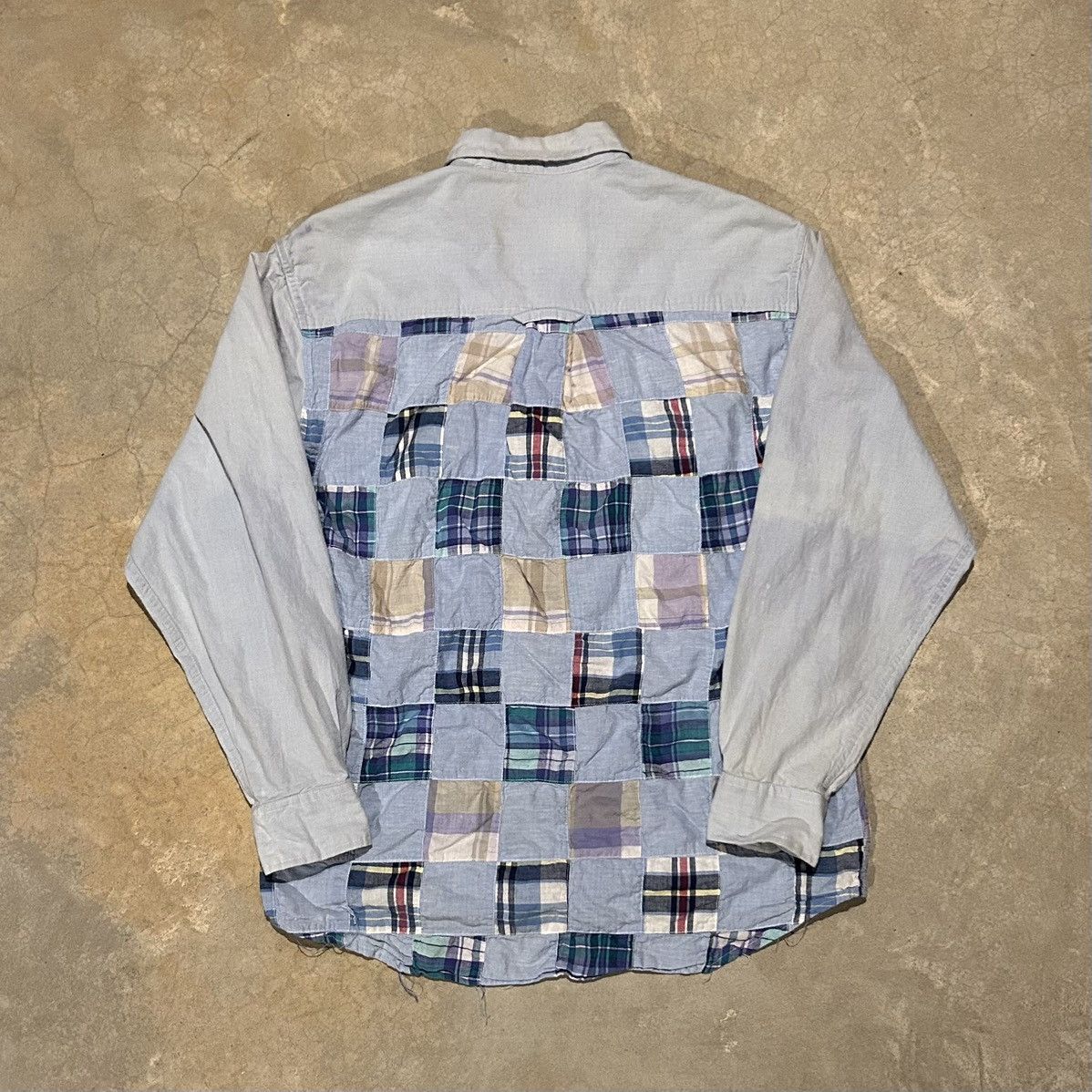 Aeropostale × Vintage Vintage 1980s Aeropostale Patchwork Sewn Button Up Shirt Size US M / EU 48-50 / 2 - 9 Thumbnail