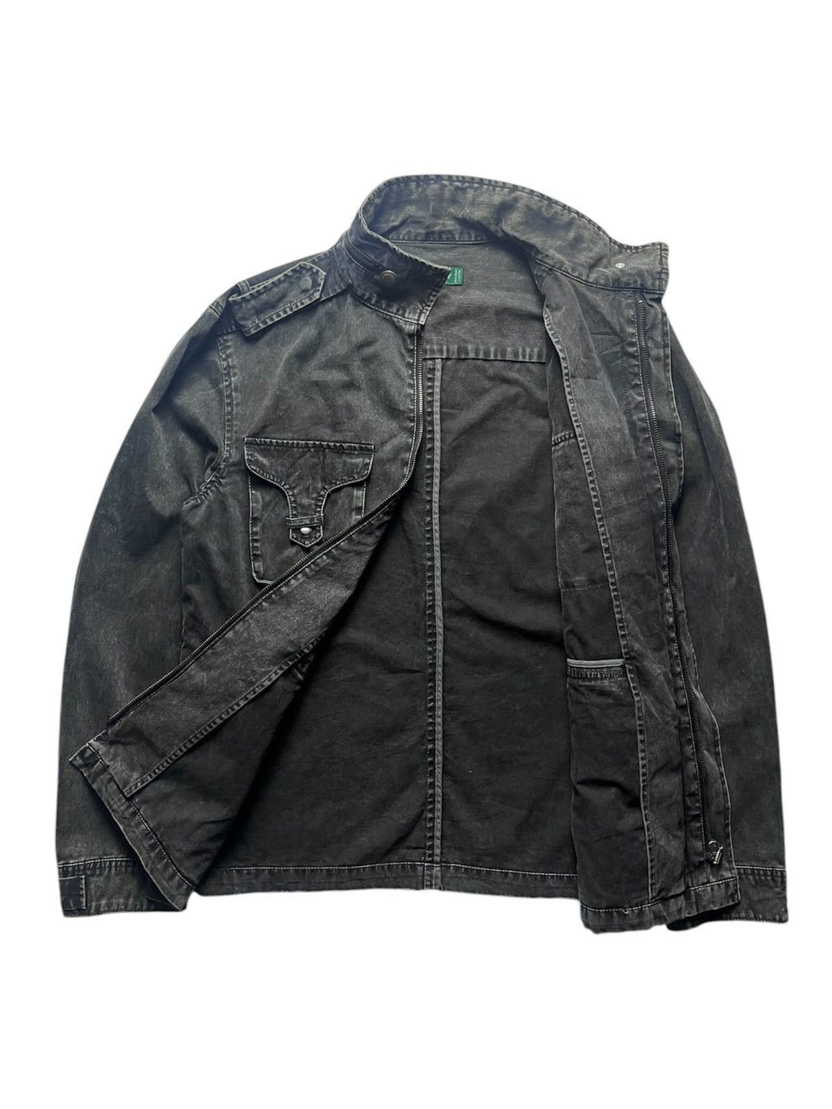 Japanese Brand × Le Grande Bleu (L.G.B.) × Yasuyuki Ishii Faded Create Barefoot Punk Multipockets Jacket Size US M / EU 48-50 / 2 - 2 Thumbnail