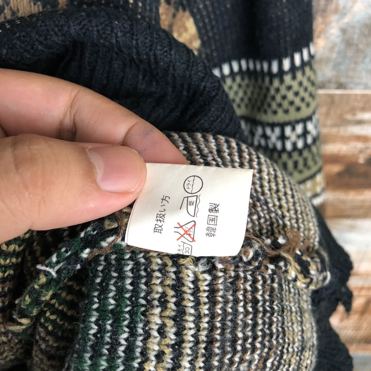 Homespun Knitwear Bamboo Club Green Knitwear vintage #A1689 Size US M / EU 48-50 / 2 - 12 Thumbnail