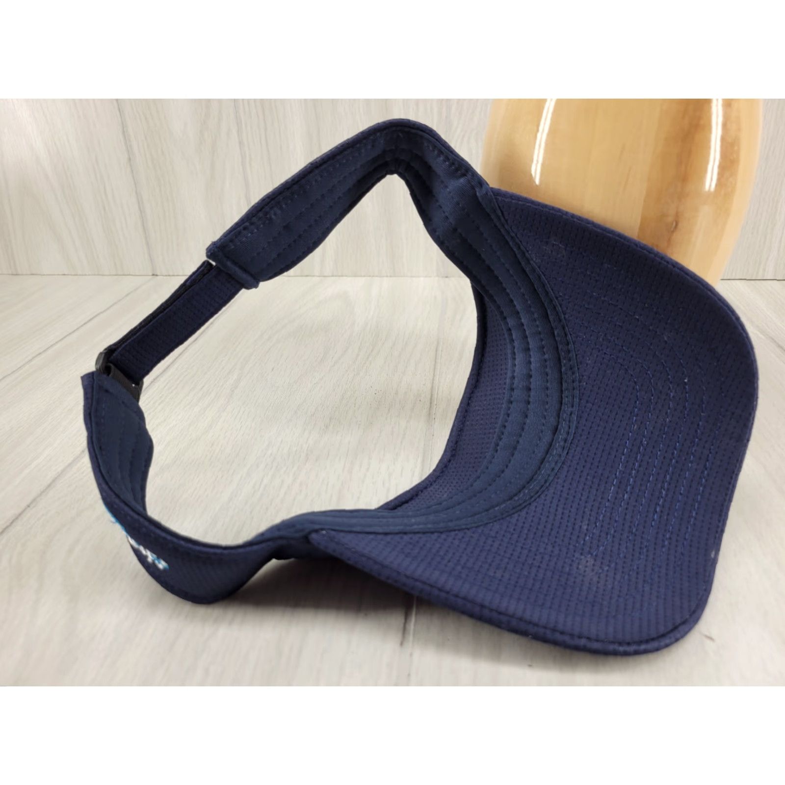 PGA Tour PGA Tour Airflux Golf Adjustable Blue Hat Visor Navy Blue Twill Polyester Baseball Cap Men Visor Sports Casual Adjustable Size ONE SIZE - 6 Thumbnail