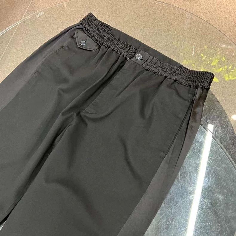 Gucci Gucci Stitching black trousers and casual trousers Size US 34 / EU 50 - 2 Thumbnail