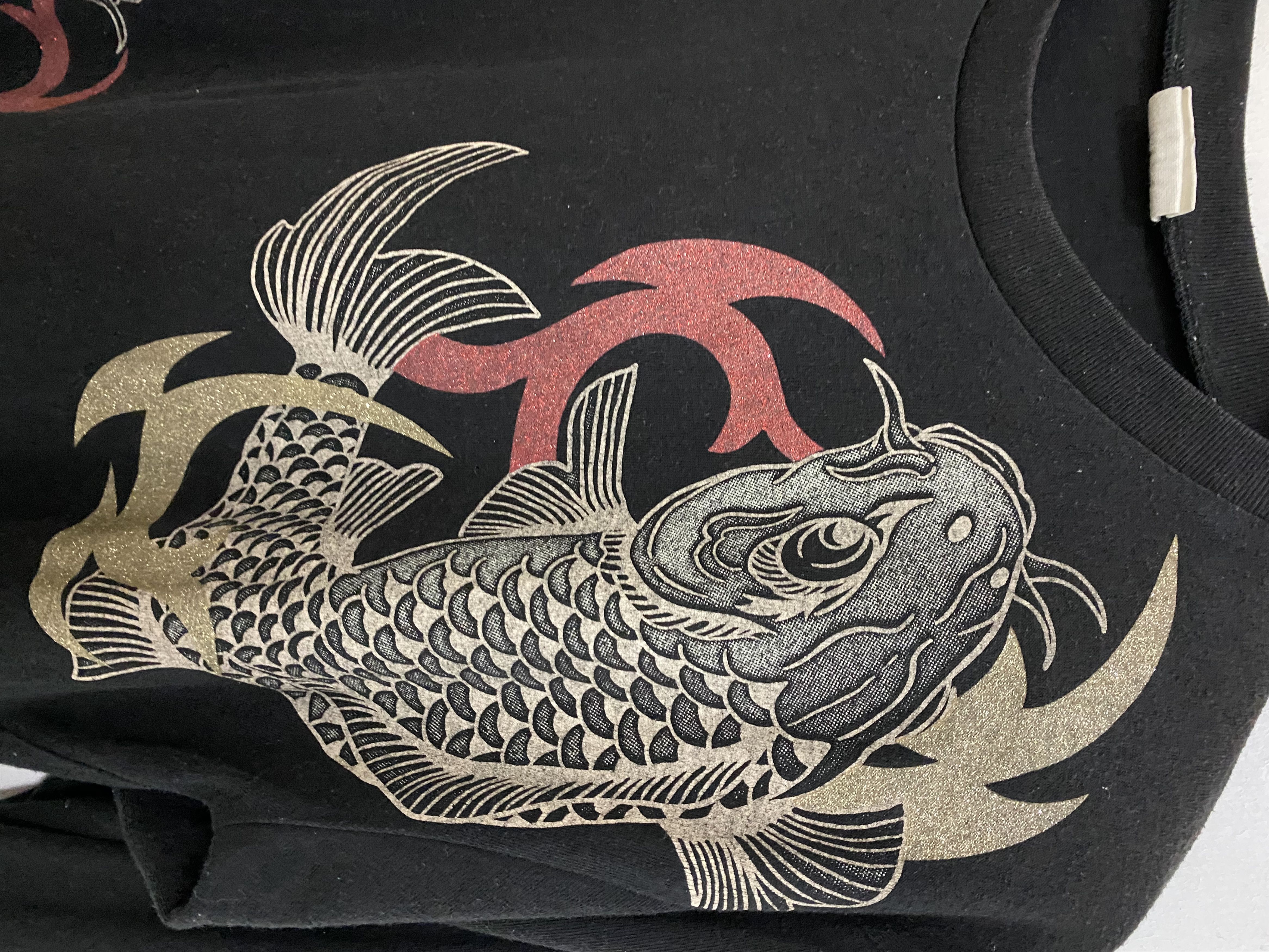 Japanese Brand Rare Vintage SUKAJAN JAPAN Dragon Koi Size US M / EU 48-50 / 2 - 6 Thumbnail