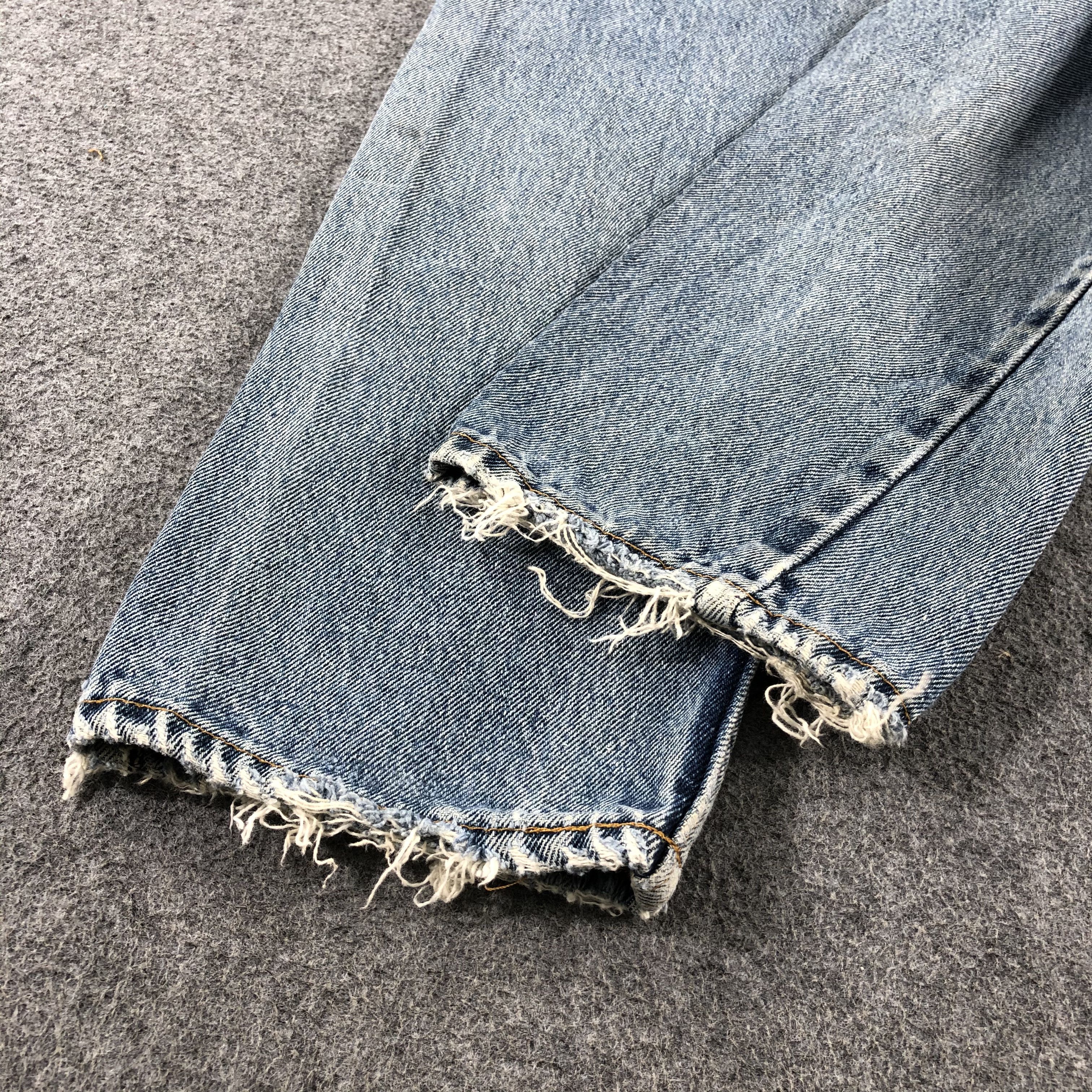 Levi's 90s Vintage Blue Wash Levis 505 Jeans-J2411 Size US 30 / EU 46 - 6 Thumbnail
