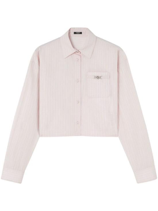Versace VERSACE Women Shirts 1013765 1A136415PC60 Pink Size M / US 6-8 / IT 42-44 - 1 Thumbnail