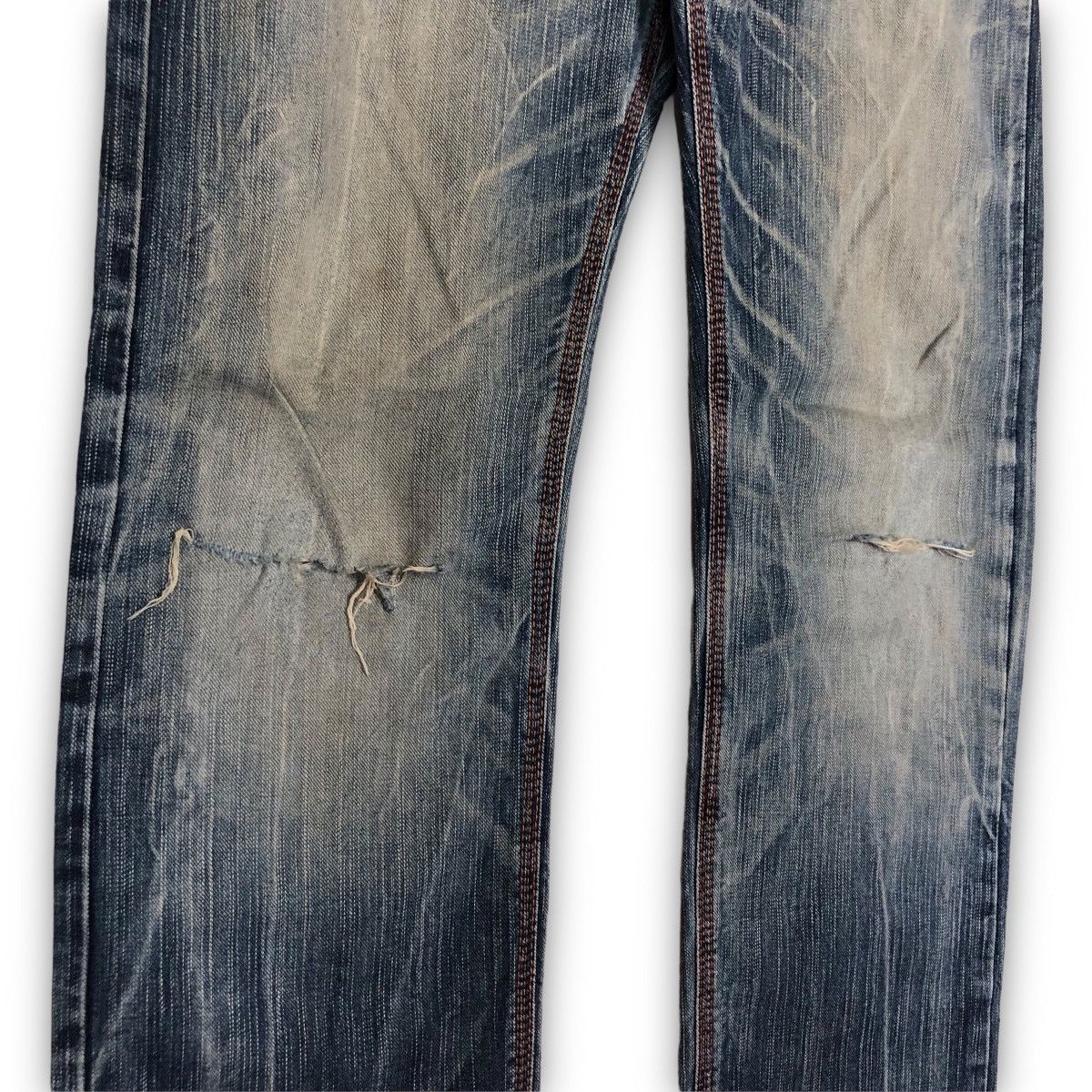 Edwin Vintage Edwin Faded Whiskers Denim Jeans Size US 32 / EU 48 - 5 Thumbnail