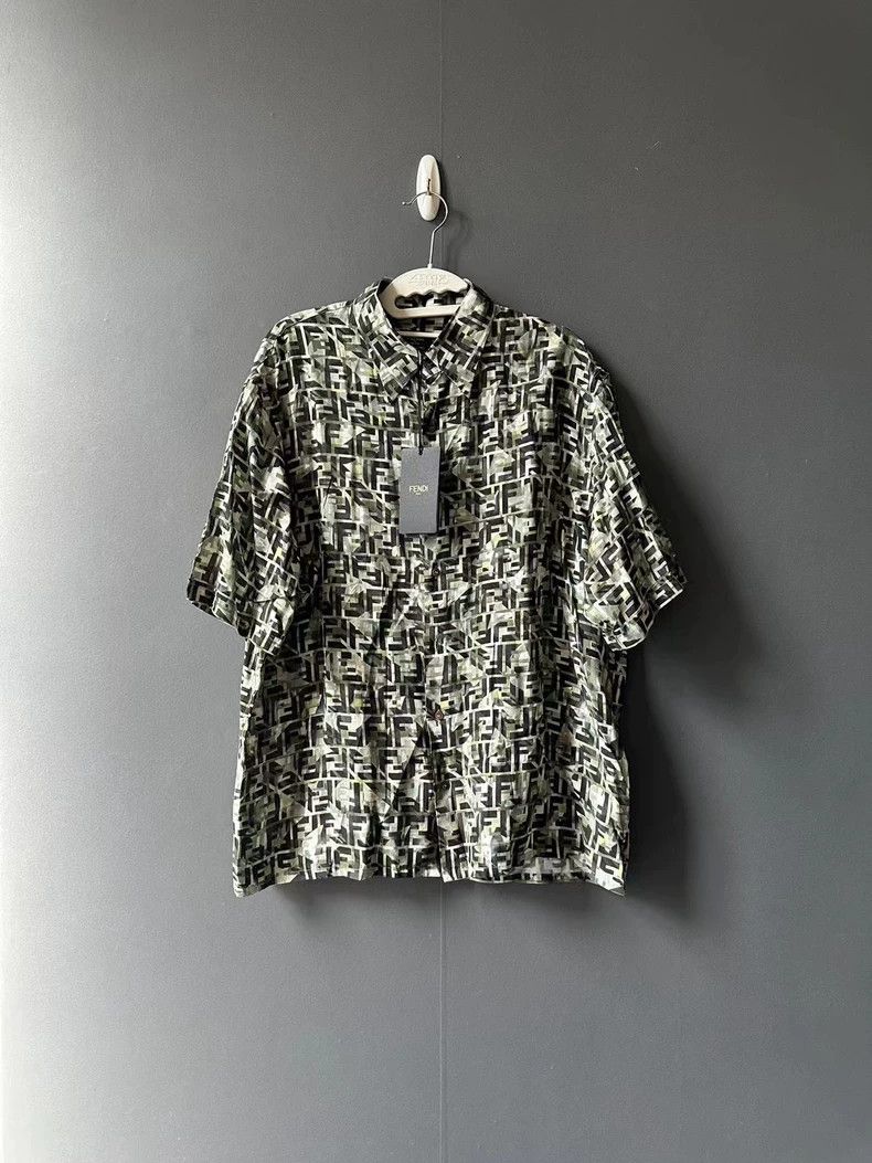 Fendi Fendi Full-printed short-sleeved shirt Size US XXS / EU 40 - 1 Thumbnail