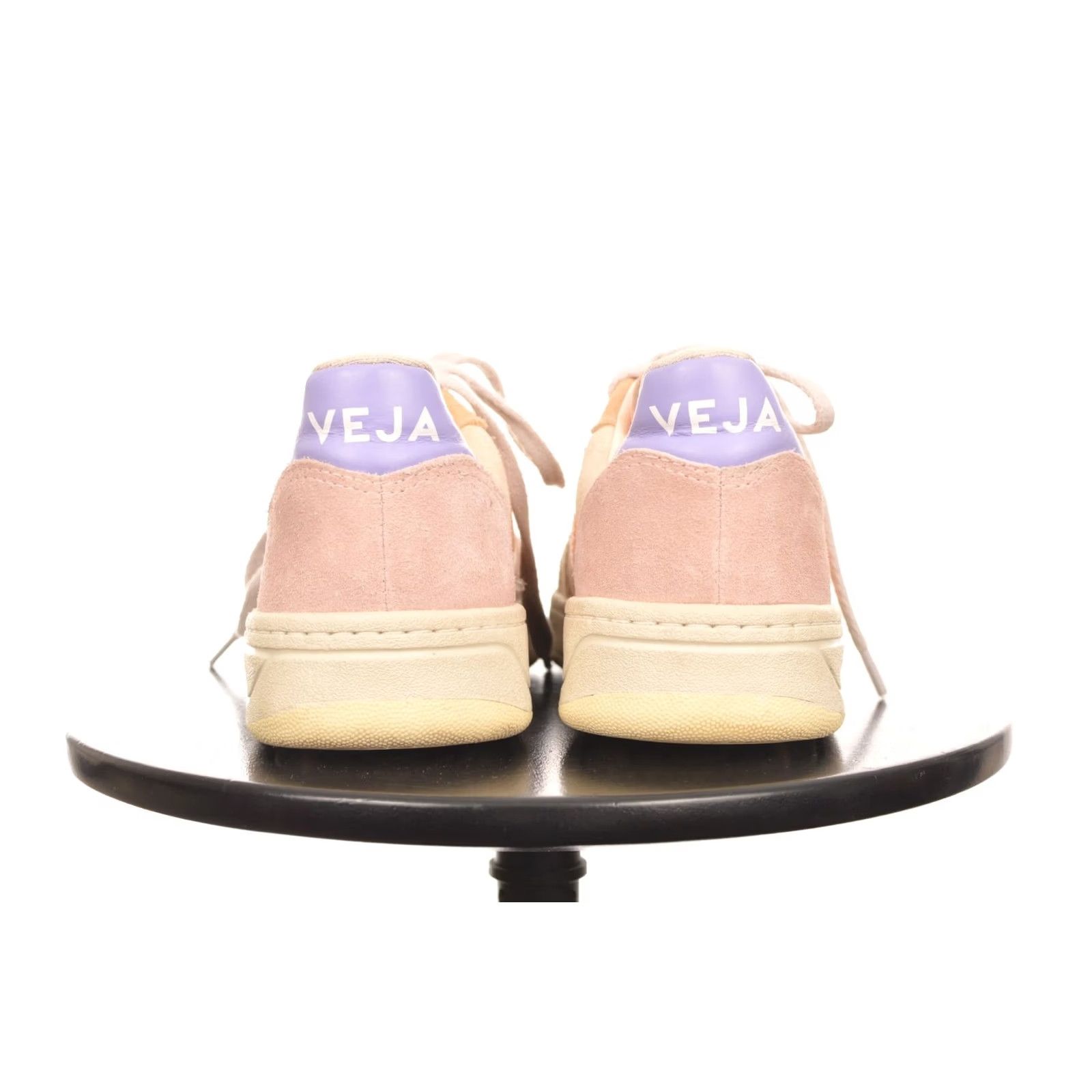 Veja Veja V-10 Suede Multico Peach Sneakers Trainers US7 Womens Size 38 Multicolor Shoes Size US 7 / IT 37 - 4 Thumbnail