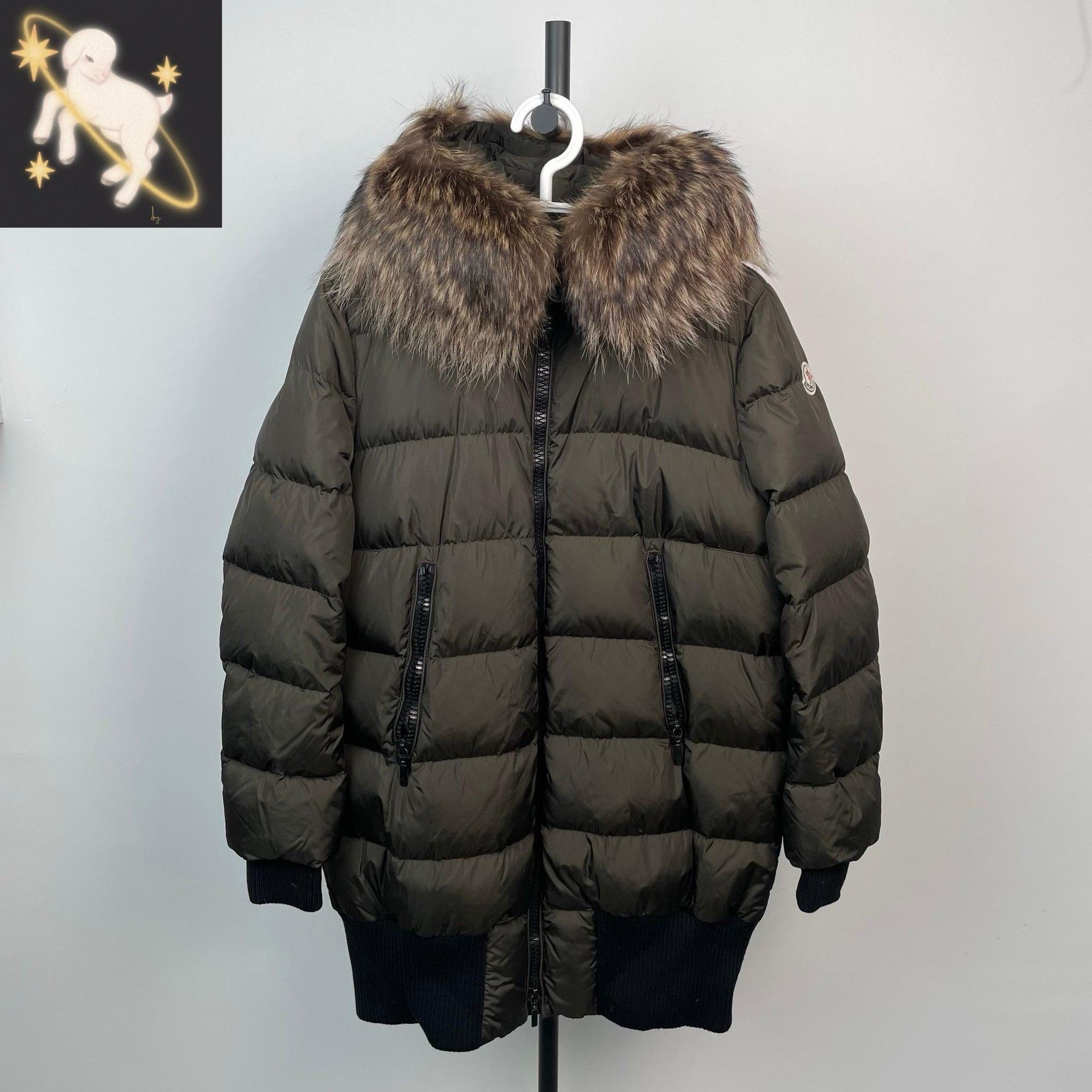 Moncler Moncler Down Green Down Jacket 35 Women Size S / US 4 / IT 40 - 1 Thumbnail
