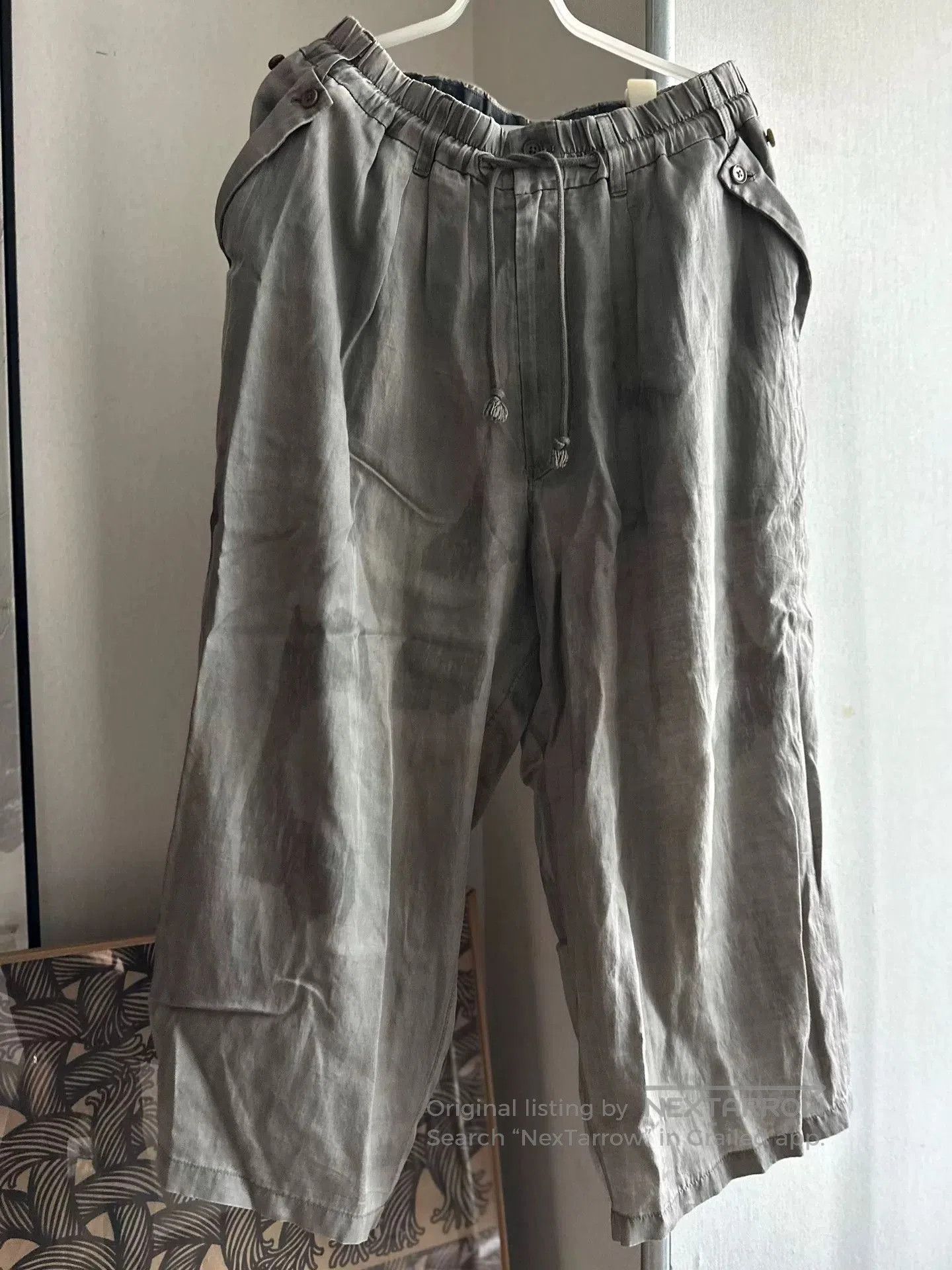 Yohji Yamamoto Yohji Yamamoto Main Line Silk Wide Pants. Size US 30 / EU 46 - 8 Thumbnail
