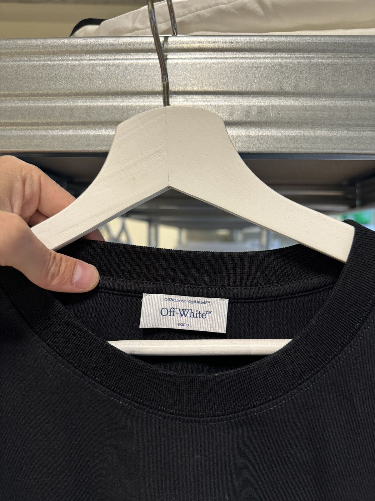 Off-White Off-White Scratch Arrow T-Shirt NEW 550$ Size US L / EU 52-54 / 3 - 3 Thumbnail