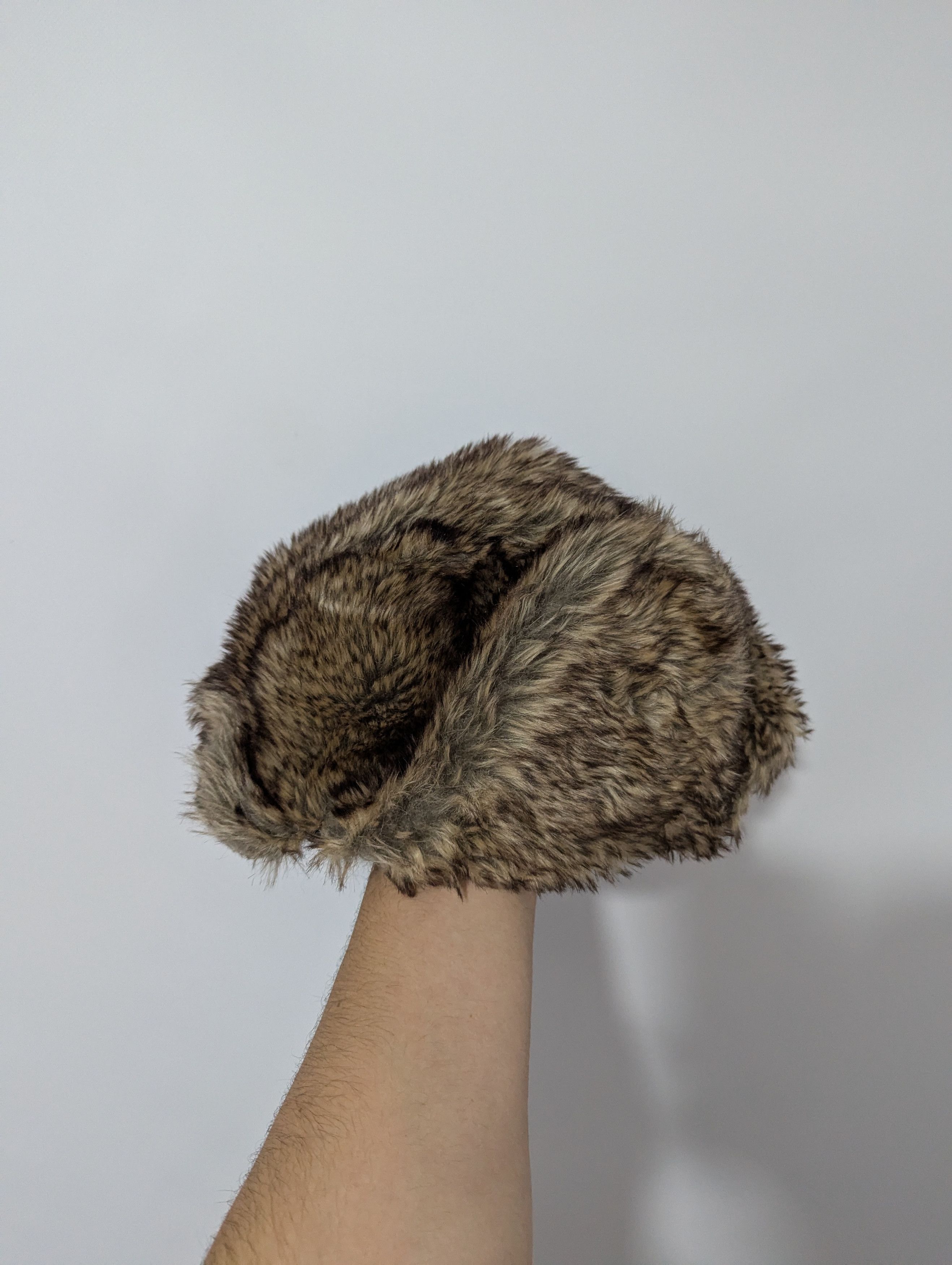 Japanese Brand Y2K Fur Fuzzy Trapper Alt Mohair Cute Vintage Hat Ushanka Size ONE SIZE - 1 Thumbnail