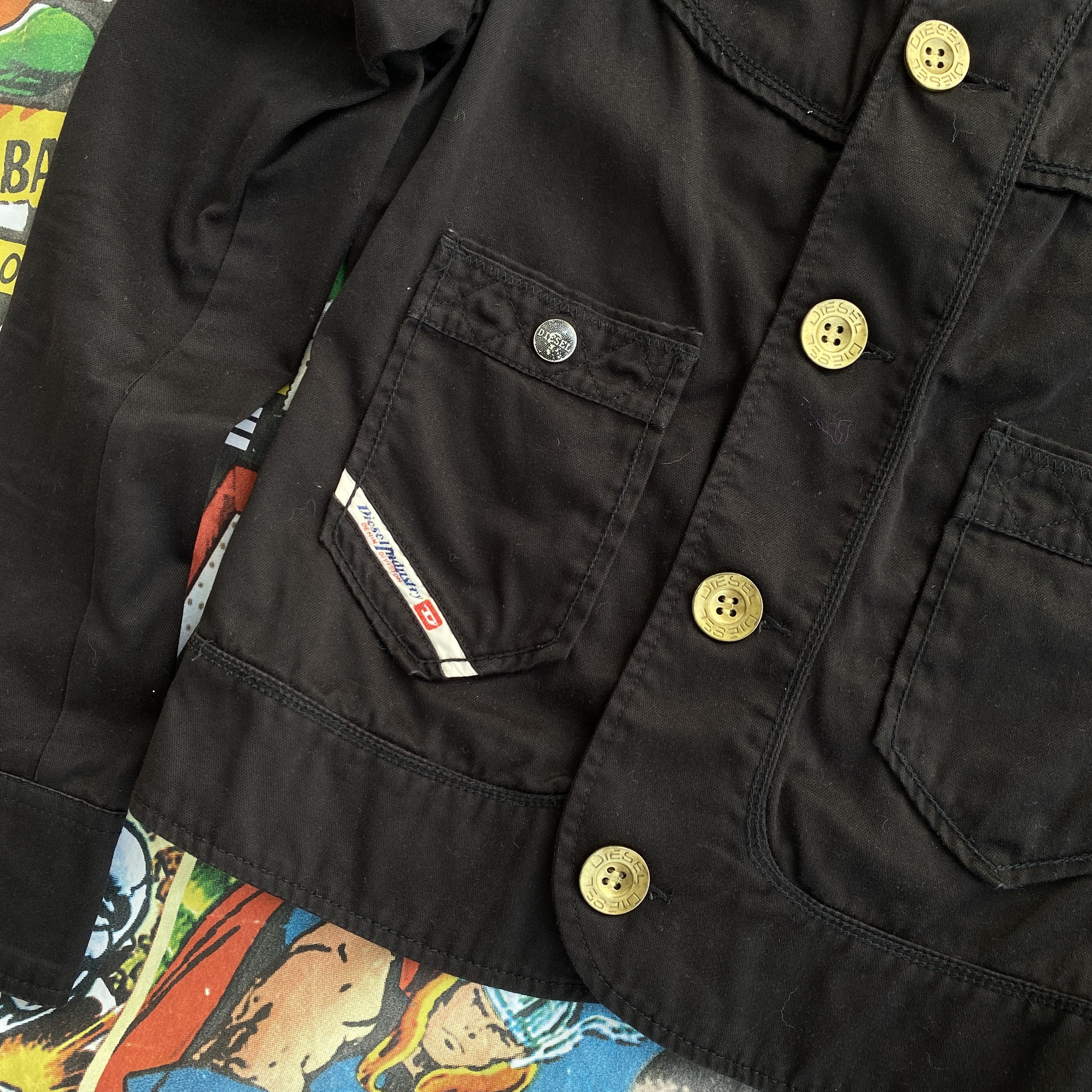 Diesel Diesel black denim jacket - M Size M / US 6-8 / IT 42-44 - 3 Thumbnail