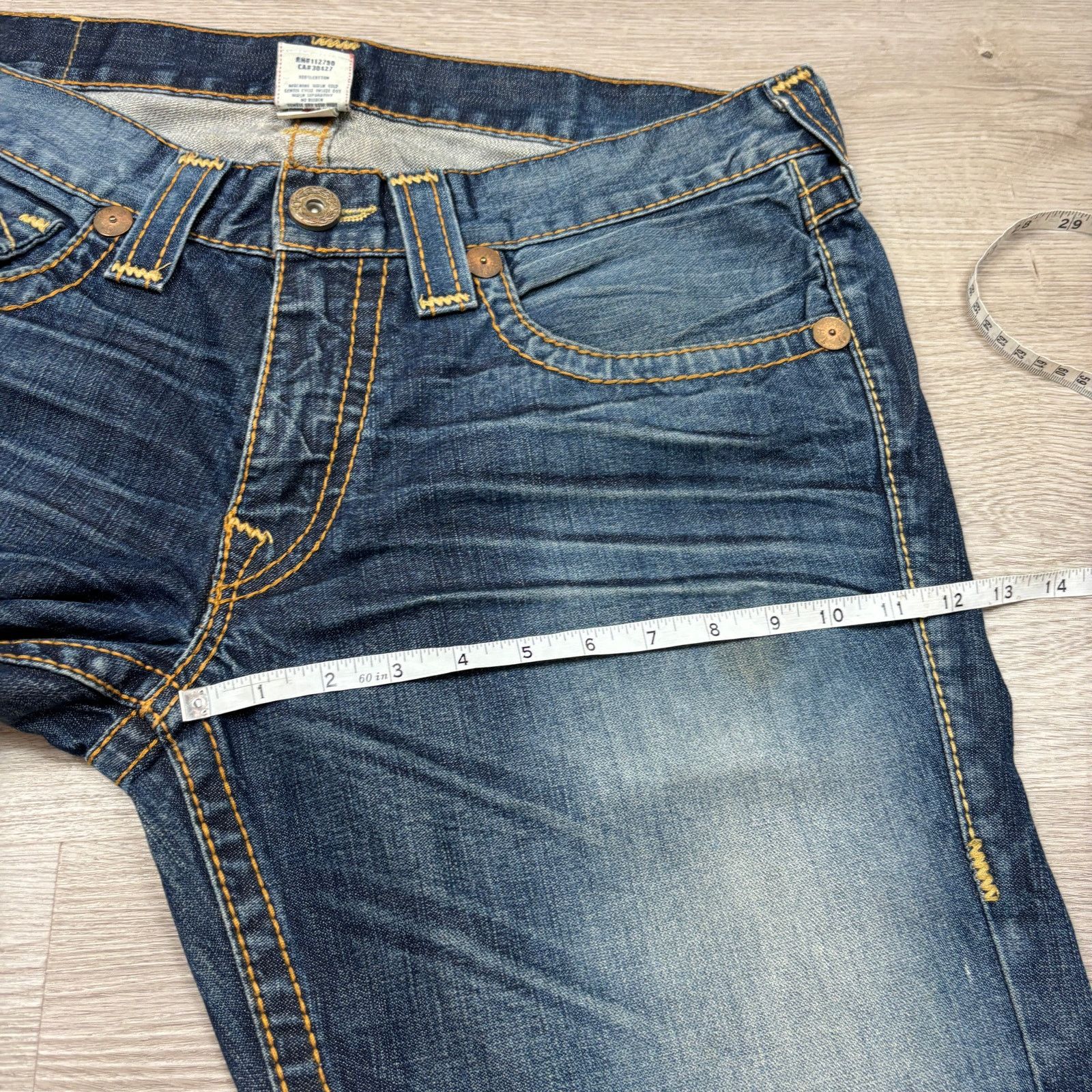 True Religion True Religion Ricky Big T Straight Leg Jeans Mens 40x35 READ Size US 40 / EU 56 - 7 Thumbnail