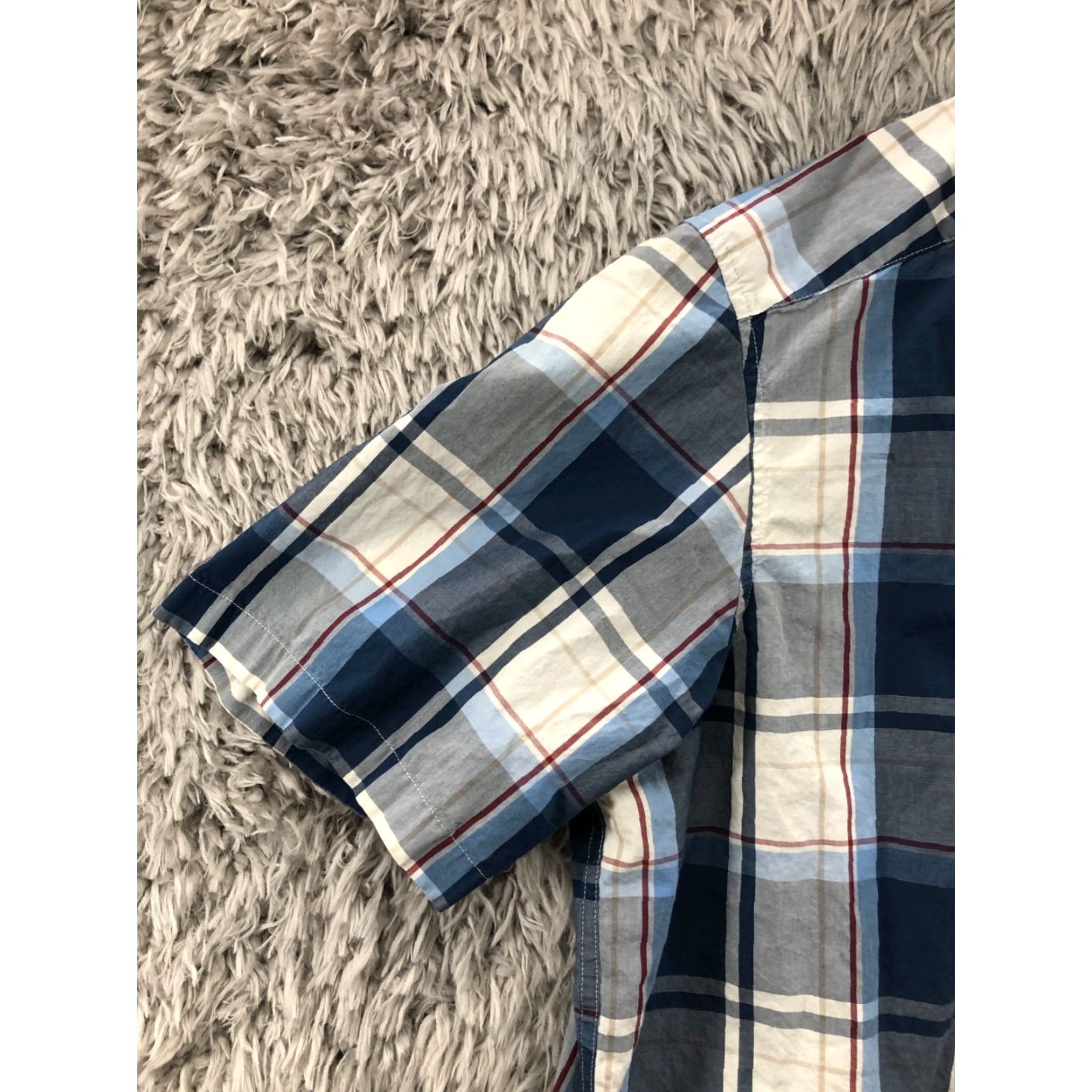 Eddie Bauer VINTAGE is not applicable; Eddie Bauer Legend Wash Classic Fit Shirt 2XL Mens Short Sleeve Blue Size US XXL / EU 58 / 5 - 2 Thumbnail