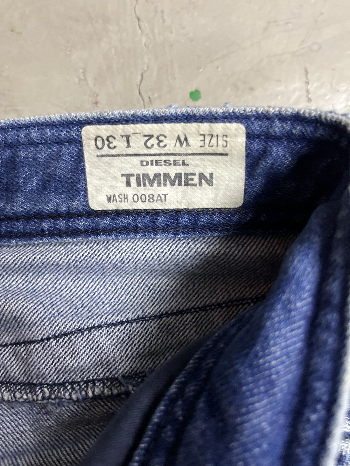 Diesel 2000s Diesel Punk Studded Washed Selvedge Denim Timmen Jeans Size US 32 / EU 48 - 12 Thumbnail