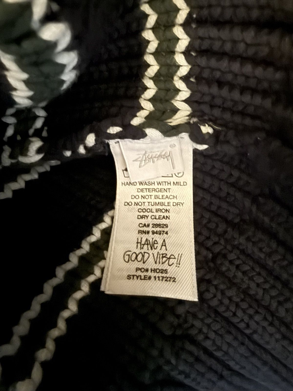 Stussy Stussy chunky cotton stripe sweater Size US XXL / EU 58 / 5 - 5 Thumbnail