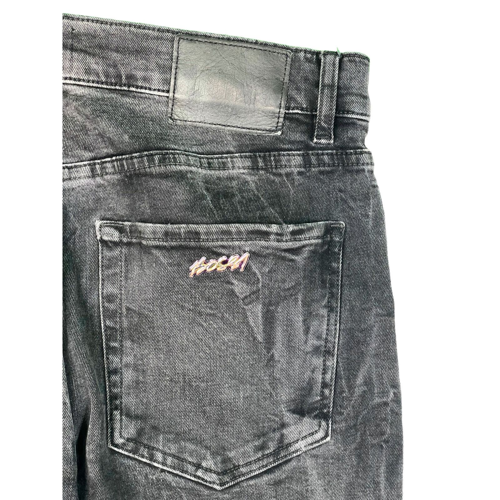 Bossi Sportswear Bossi Black Metal Plate Jeans Size US 32 / EU 48 - 3 Thumbnail